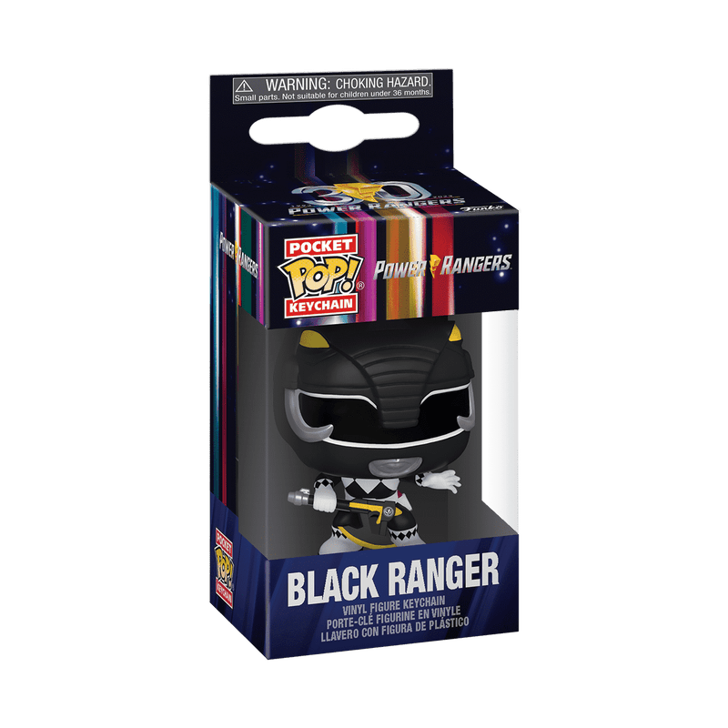 POWER RANGERS FUNKO POP! ANAHTARLIK BLACK RANGER (30th Anniversary)