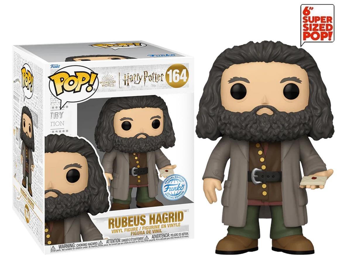  Funko Pop Super Harry Potter - Hagrid With Letter Special Edition No:164 15cm