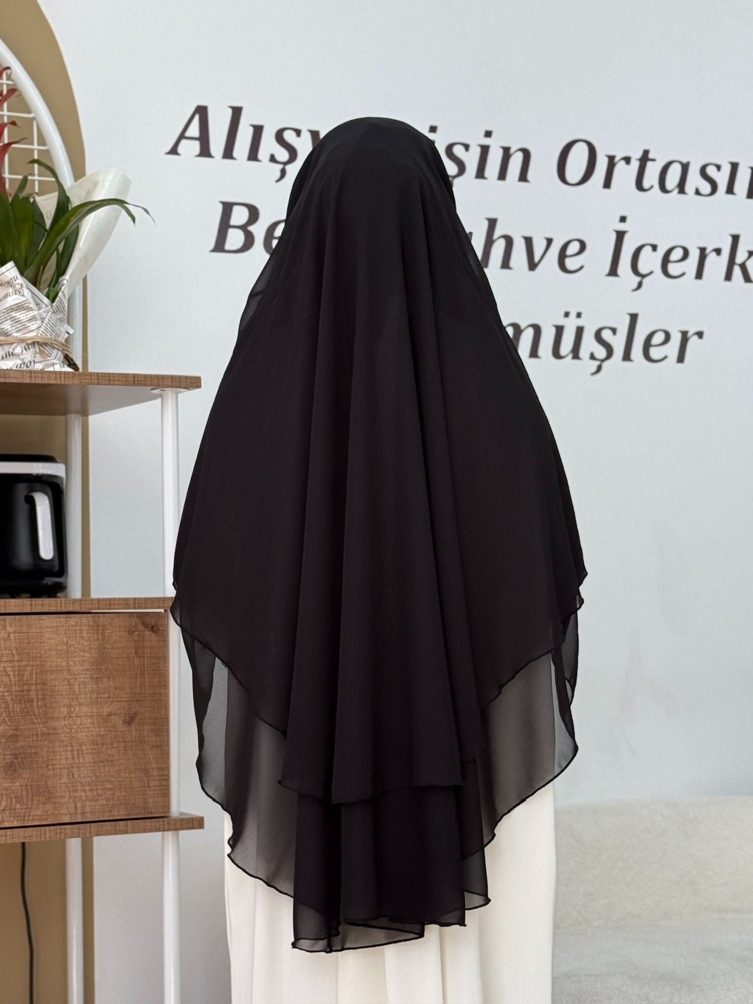 GÖLGELİ NARİN SİYAH SUFLE 