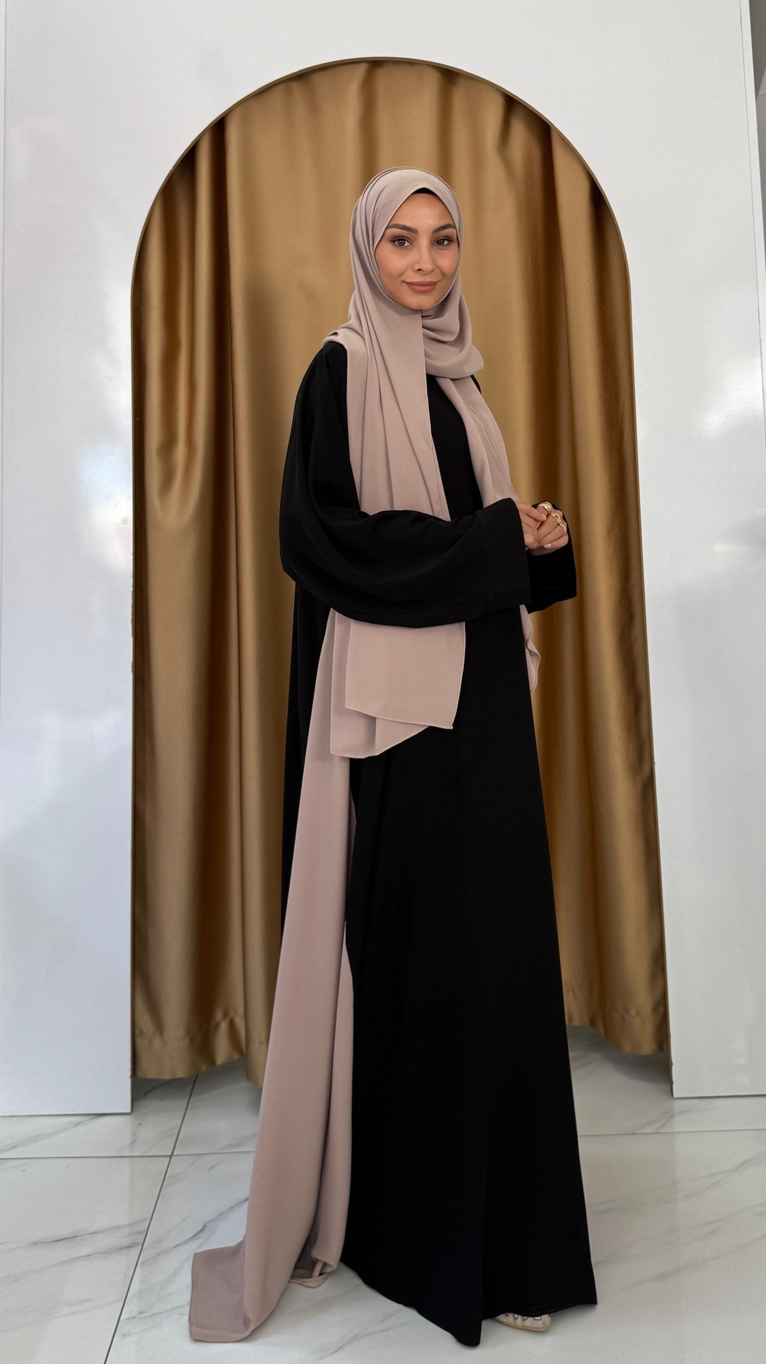 NİSA ABAYA SİYAH 