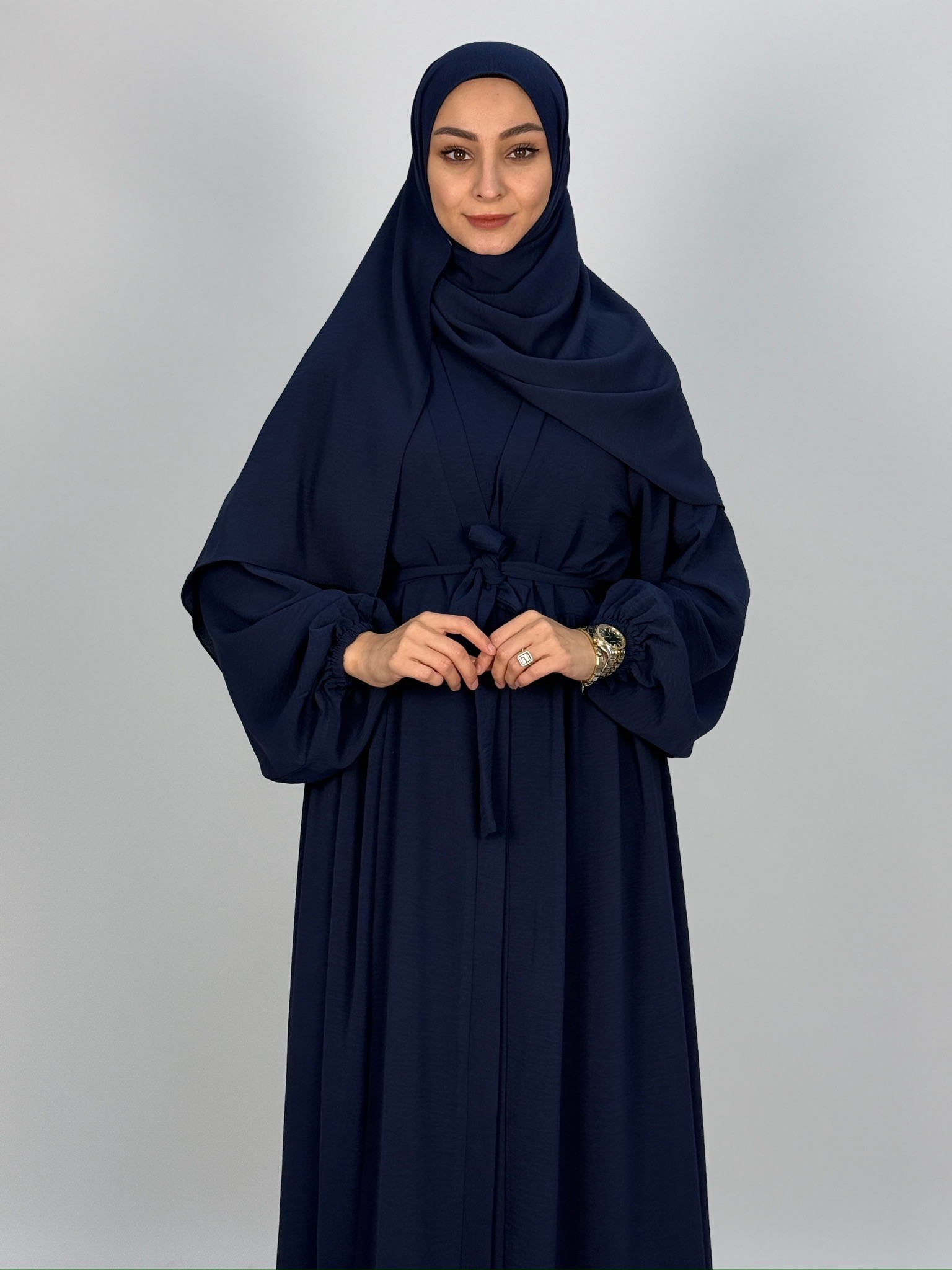 YILDIZ ABAYA LACİVERT 