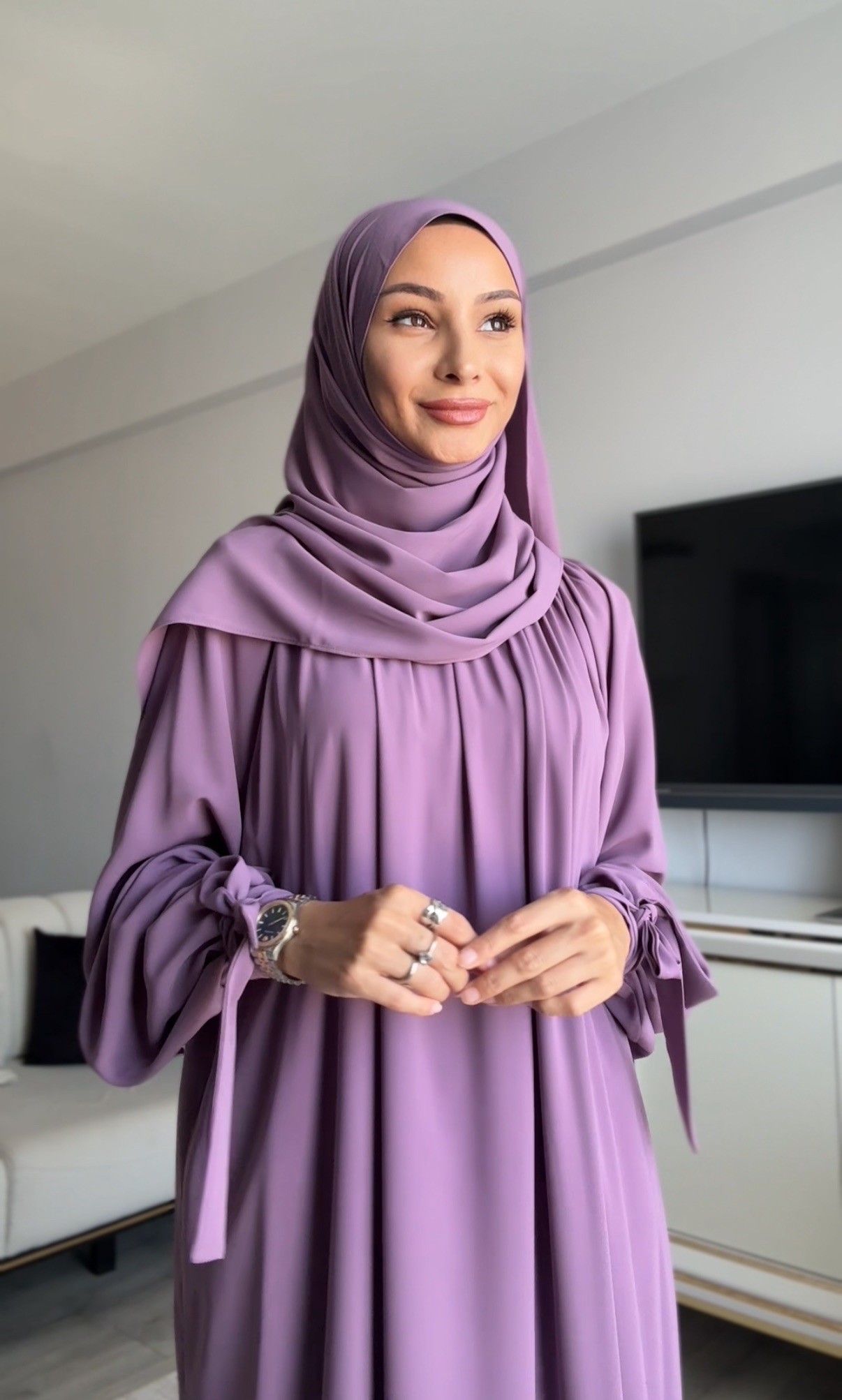 MERYEM MODEL PASTEL LİLA