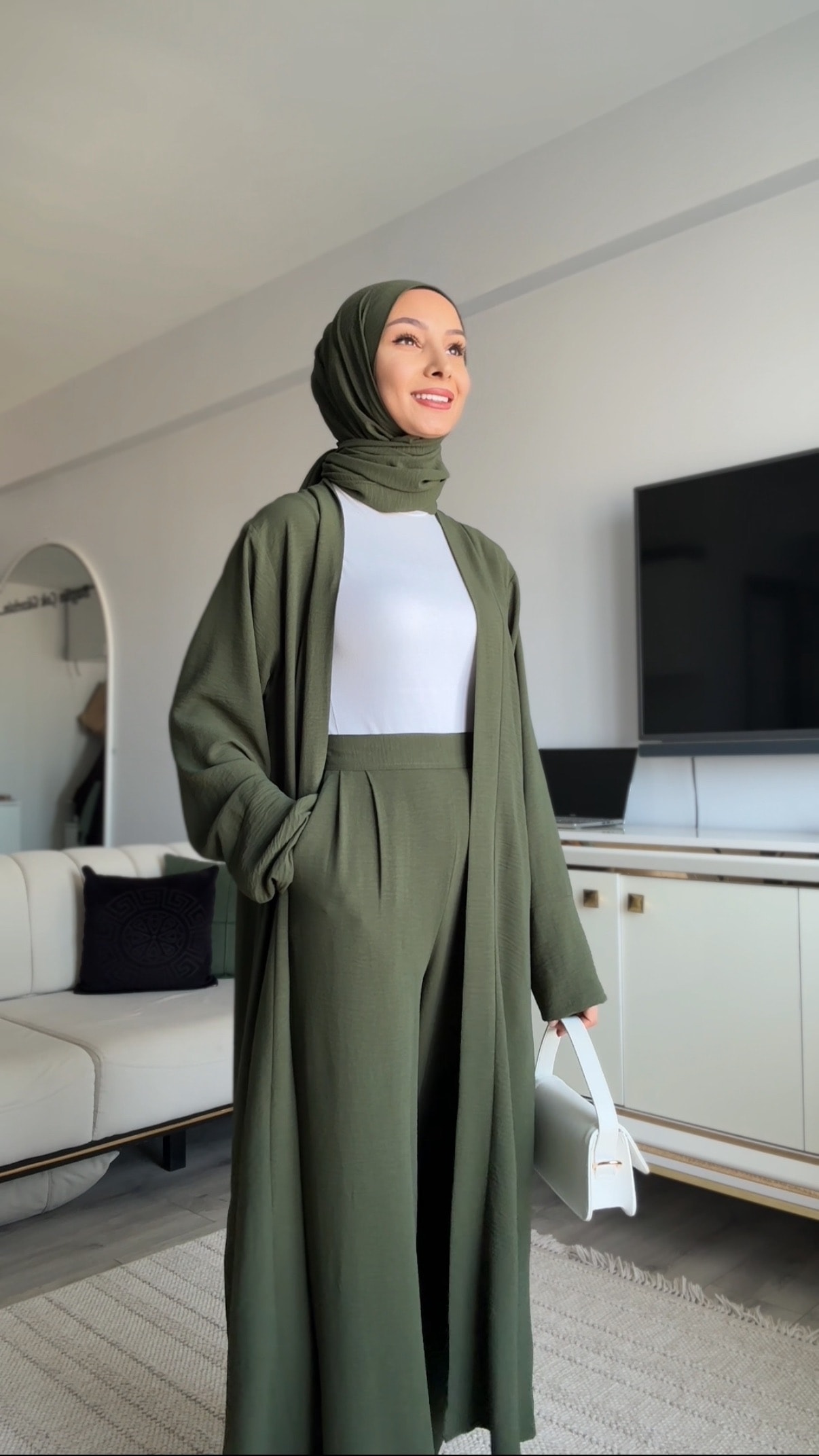 ABAYA PANTALON TAKIMI HAKİ