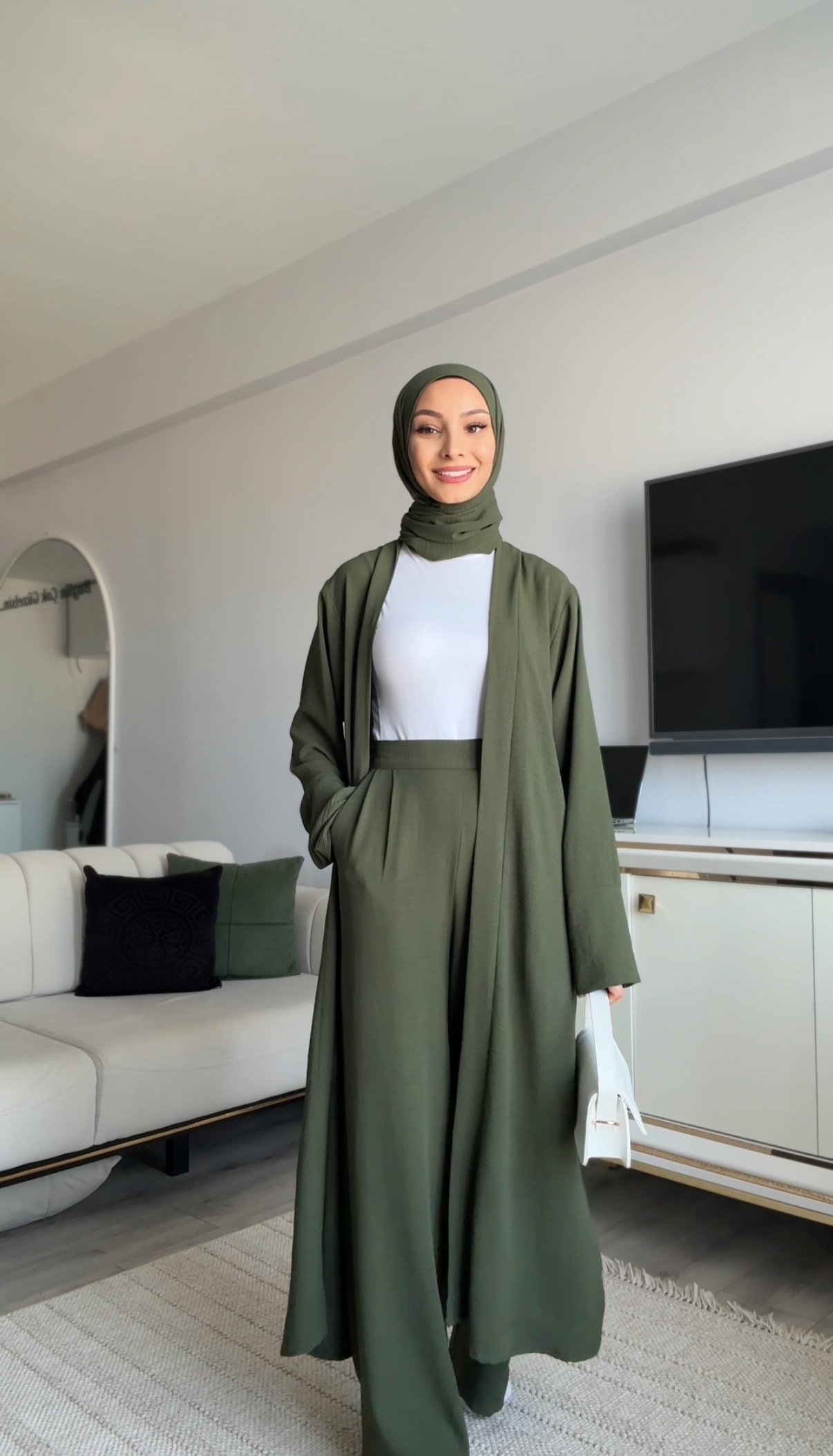 ABAYA PANTALON TAKIMI HAKİ