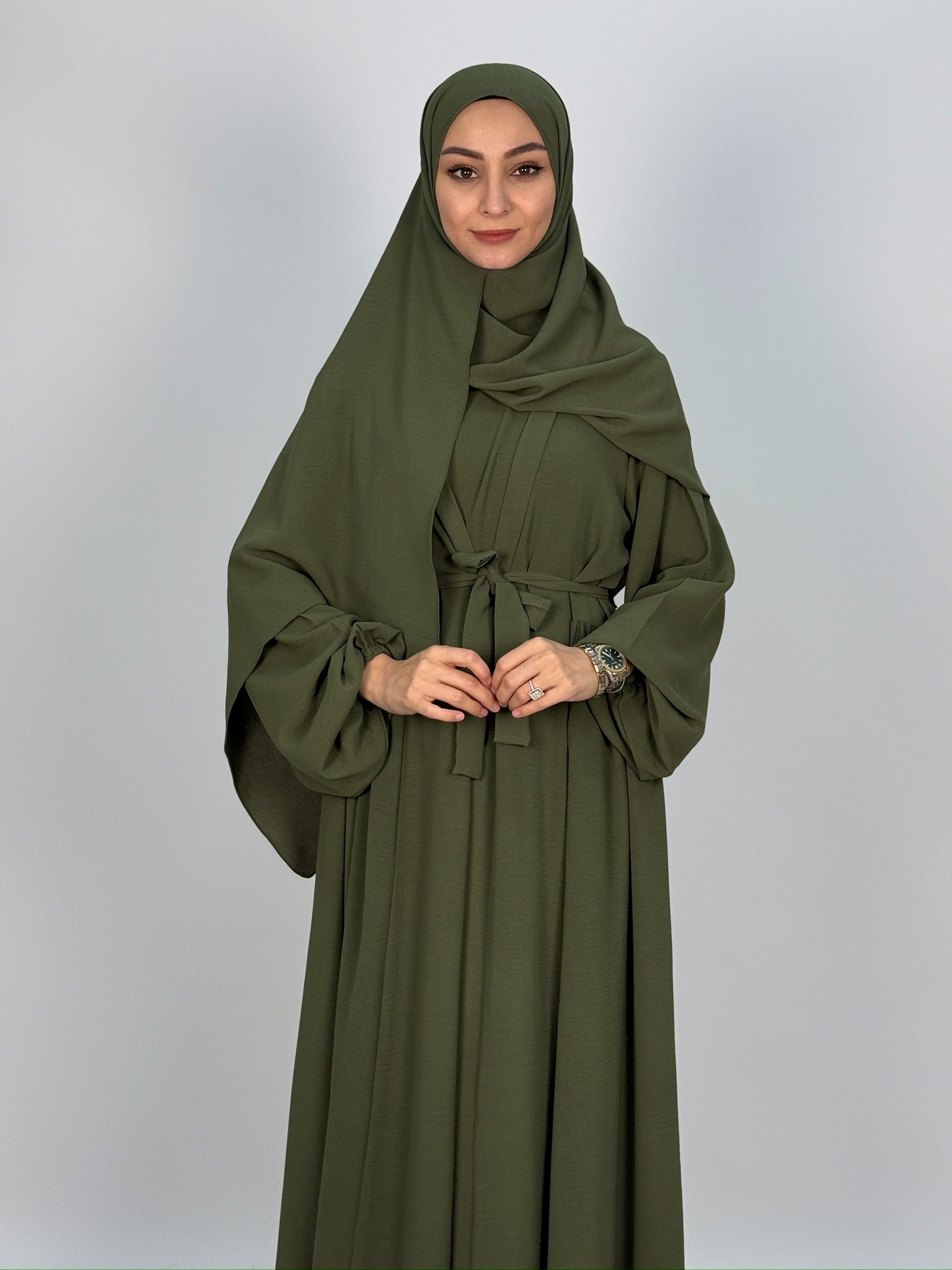 YILDIZ ABAYA HAKİ YEŞİLİ