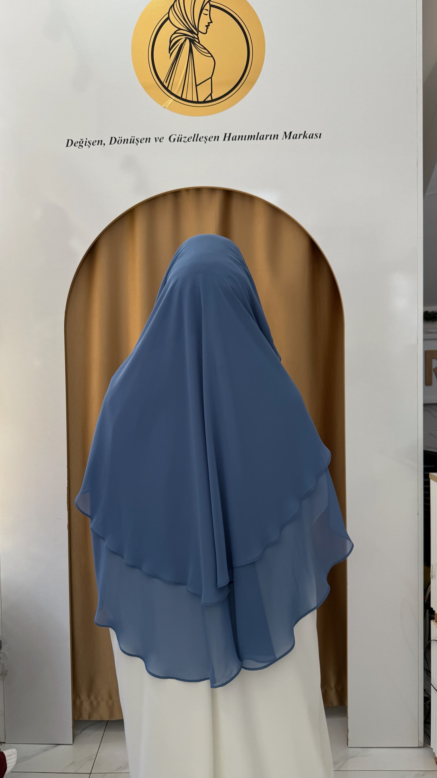 GÖLGELİ PASTEL MAVİ NARİN SUFLE