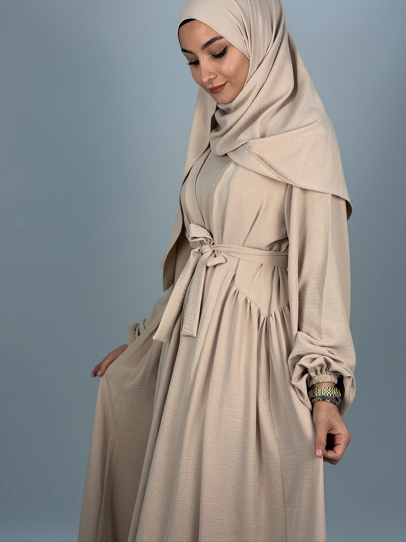 YILDIZ ABAYA  BEJ