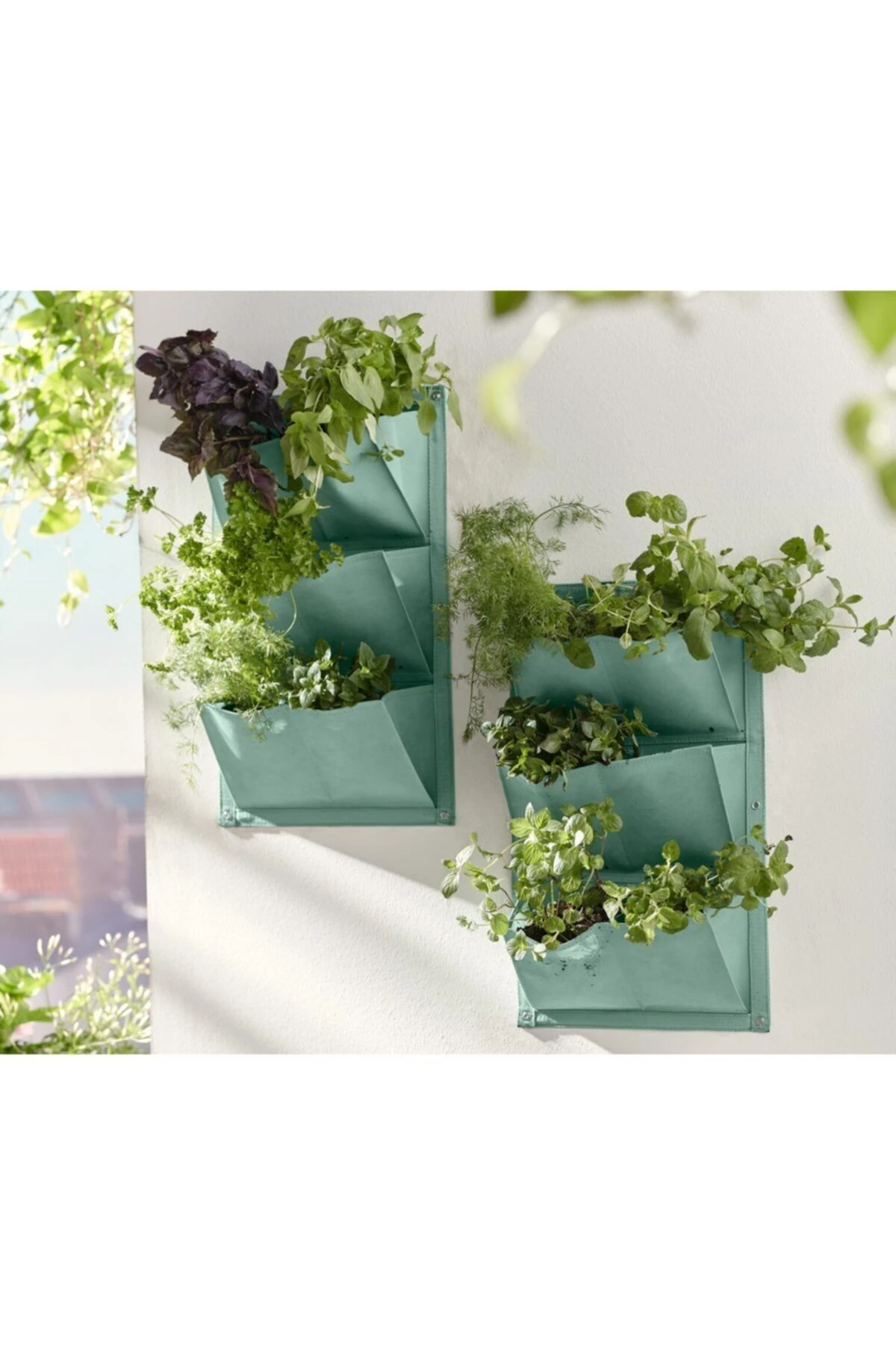 Bitki Cepleri \"dikey Çiçek Yatağı\"