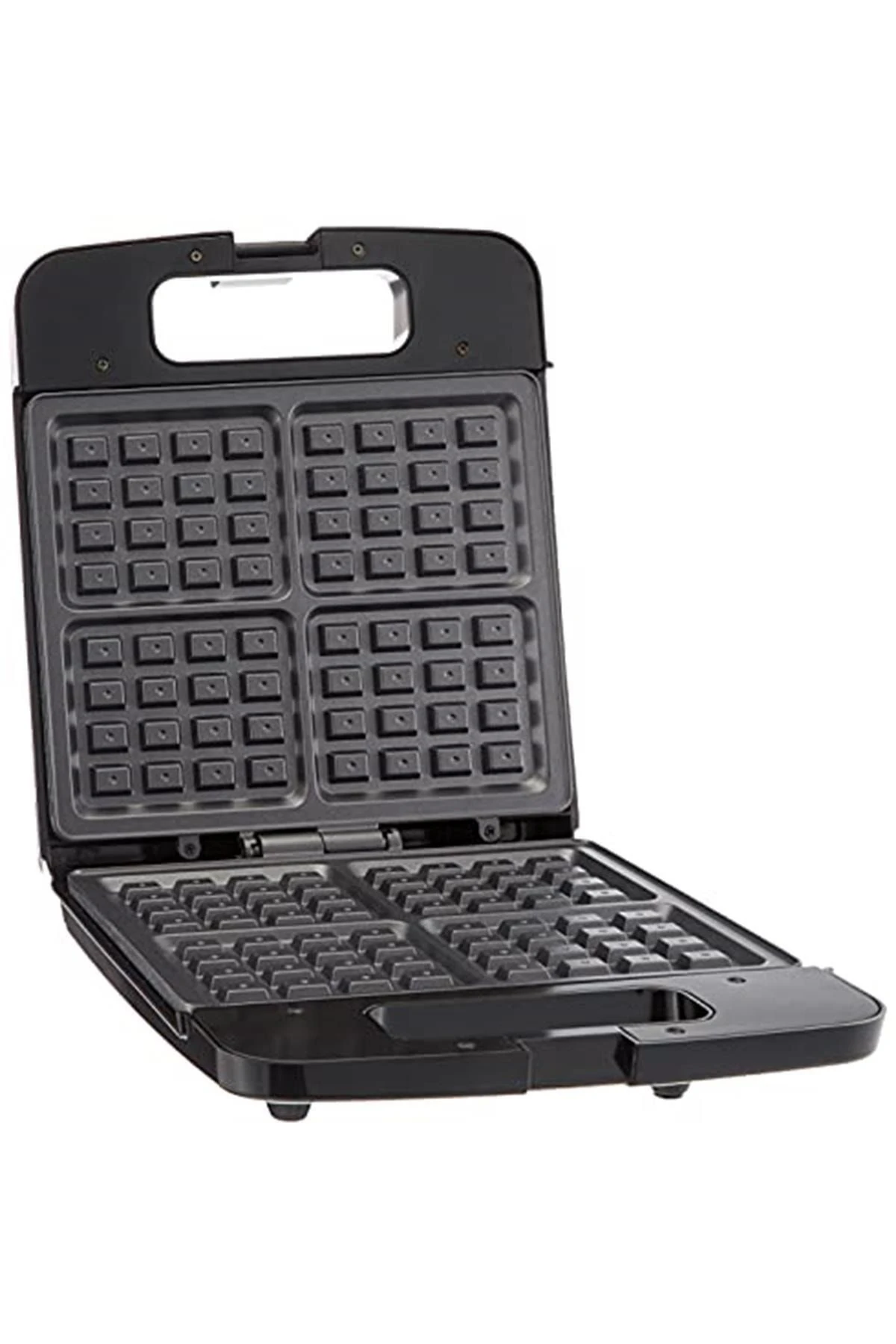 8681438106056 Ksm 2440w 4 Dilim Kapasiteli Waffle Makinesi, Standart, Siyah