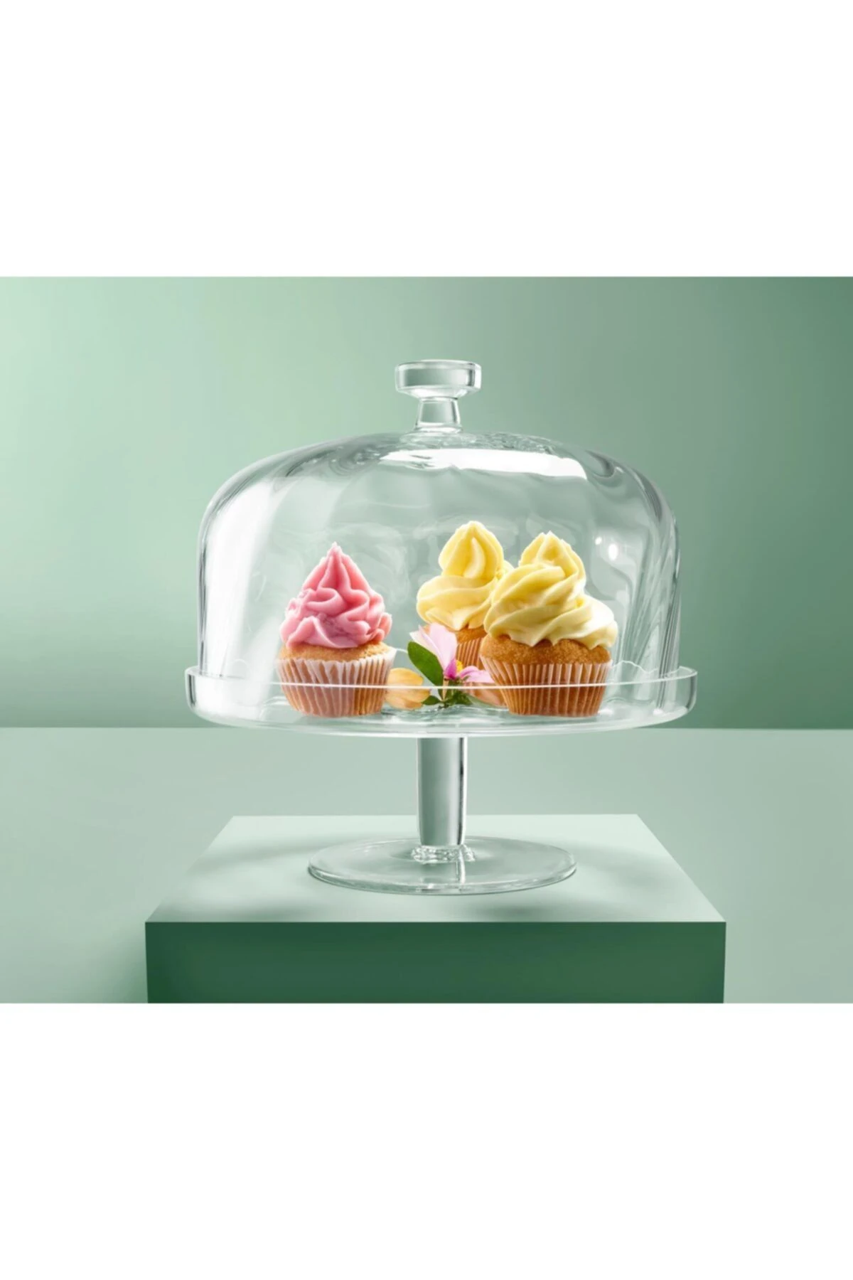 Çan Kavanozlu Kek Tabağı