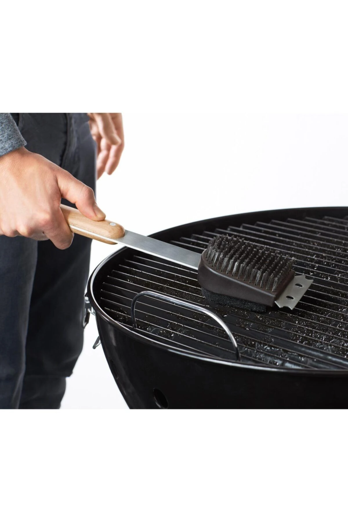 Paslanmaz Çelik Izgara Temizleme Fırçası