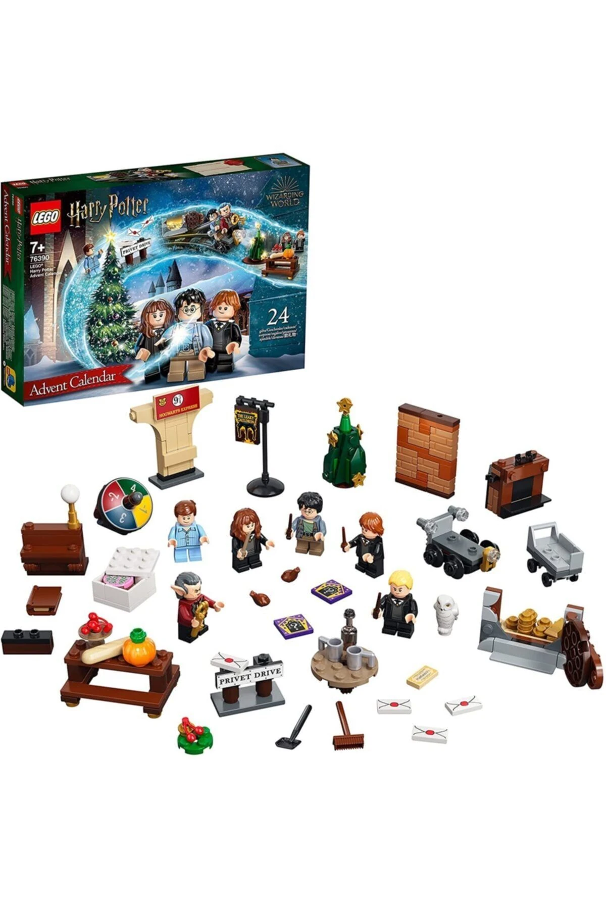 ® Harry Potter™ Yılbaşı Takvimi 76390 - Çocuklar Için 6 Minifigür Dahil 24 Havalı Harry Potter