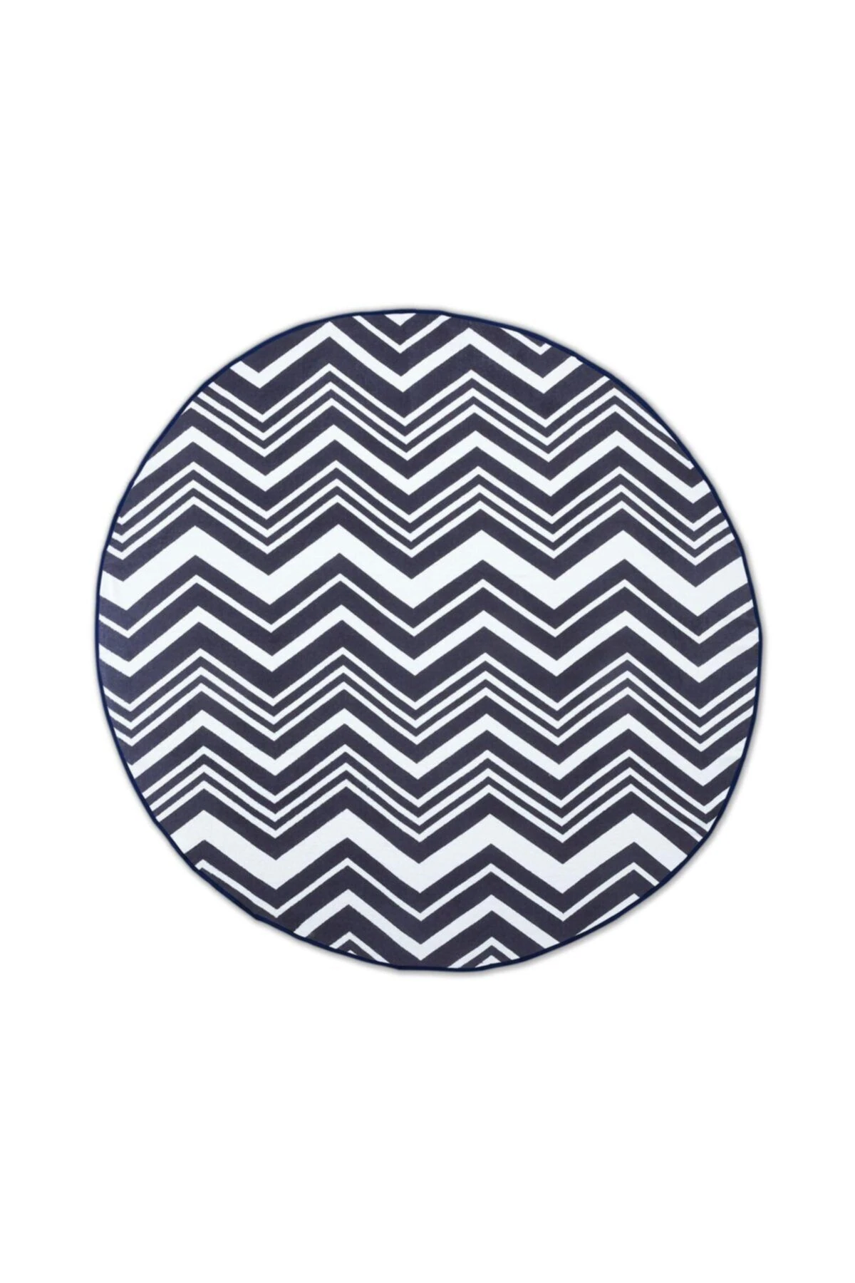 Elmas Tasarımlı Yuvarlak Xl Banyo Havlusu