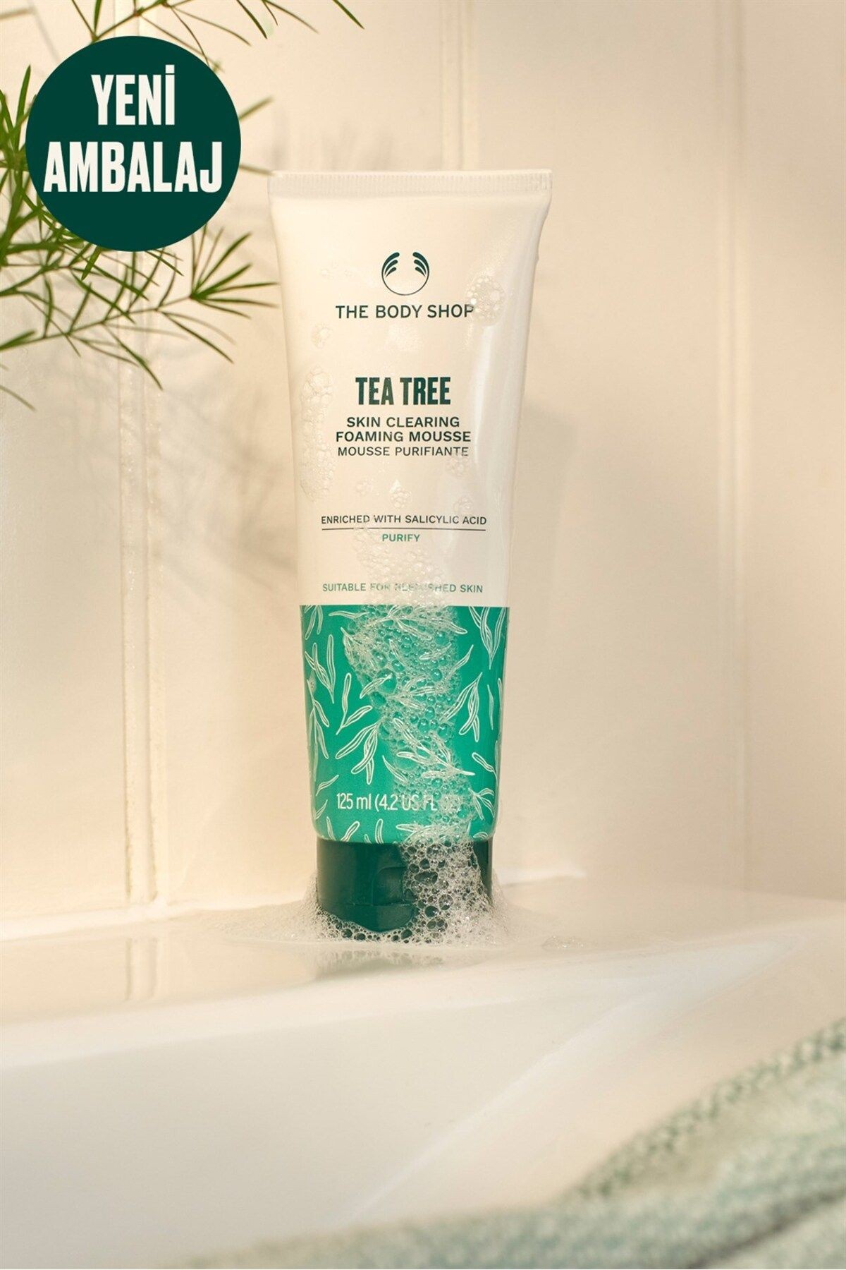 Çay Ağacı Tea Tree Yüz Yıkama Köpüğü 125 ml