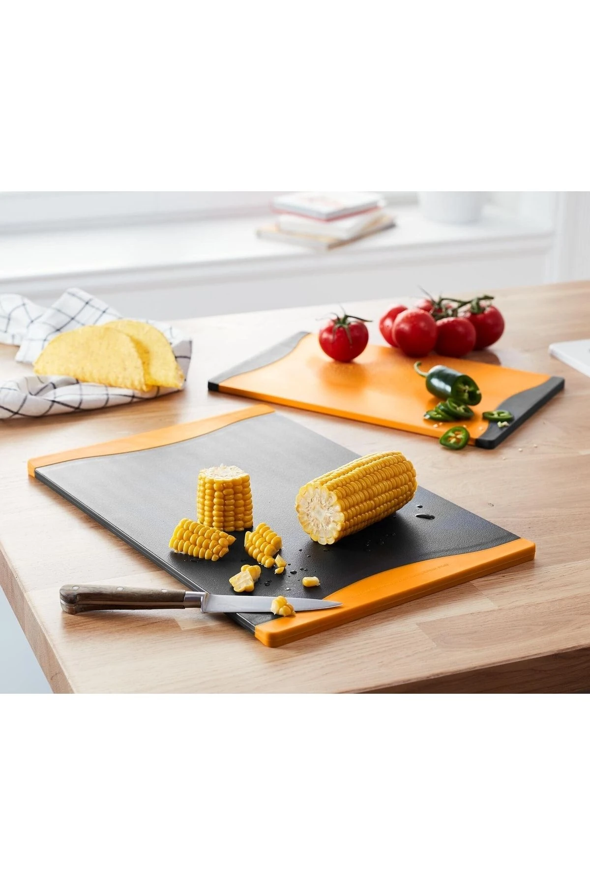 2 Adet Kesme Ve Servis Tahtası