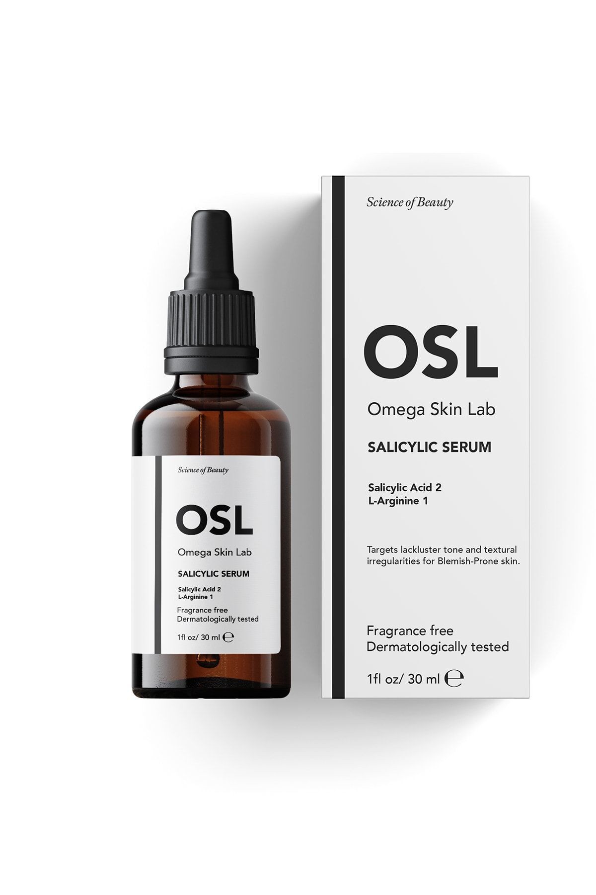 Omega Skin Lab Salicylic Serum 30ml (YAĞLI/KARMA CİLTLER İÇİN GÖZENEK SERUMU)