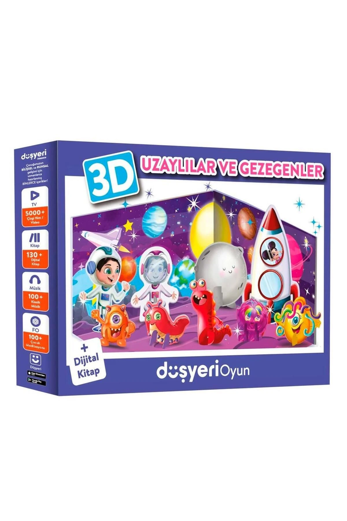 Oyun 3D Figürlü Puzzle Uzaylılar Ve Gezeğenler 3D Oyun