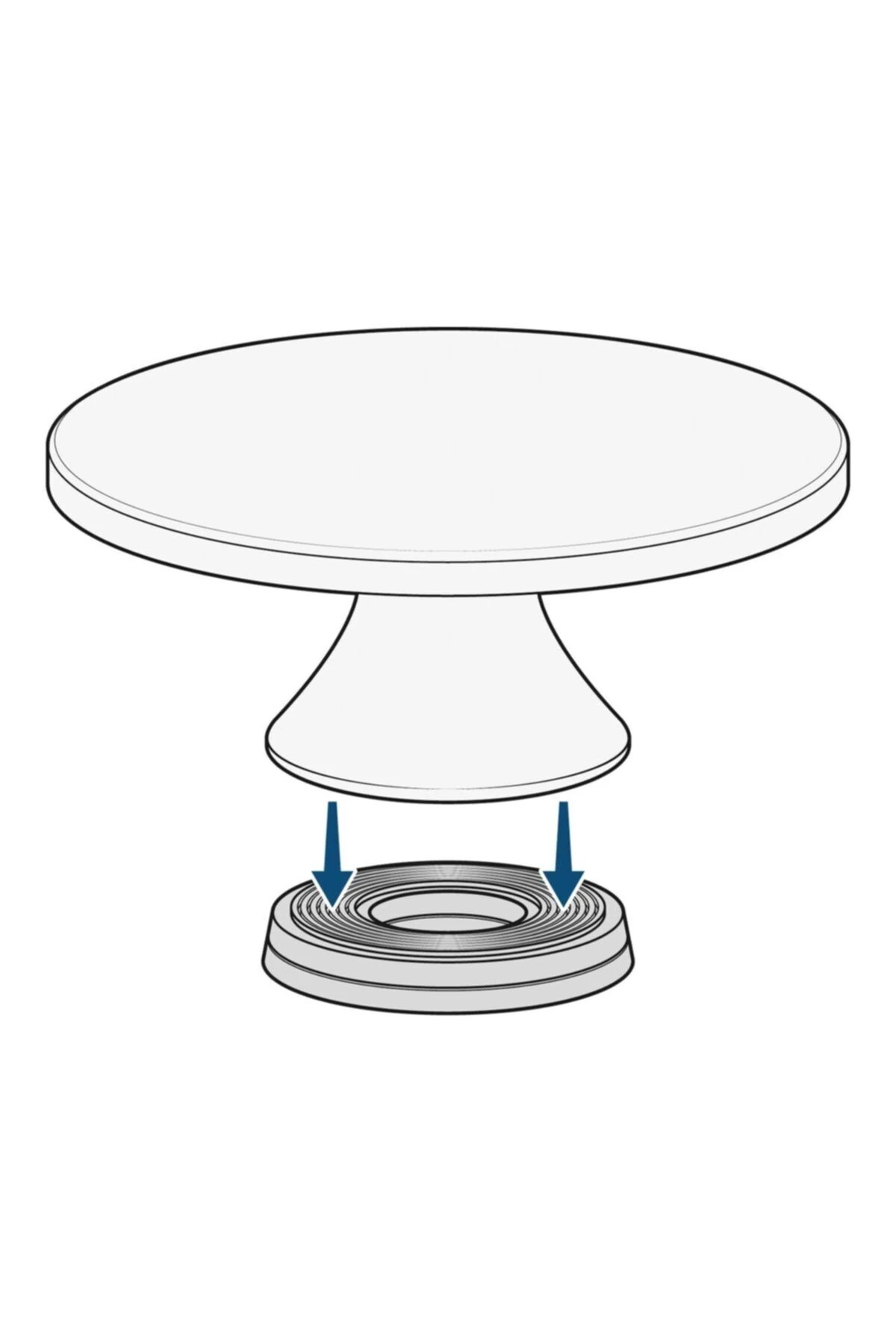 Dönen Pasta Tablası