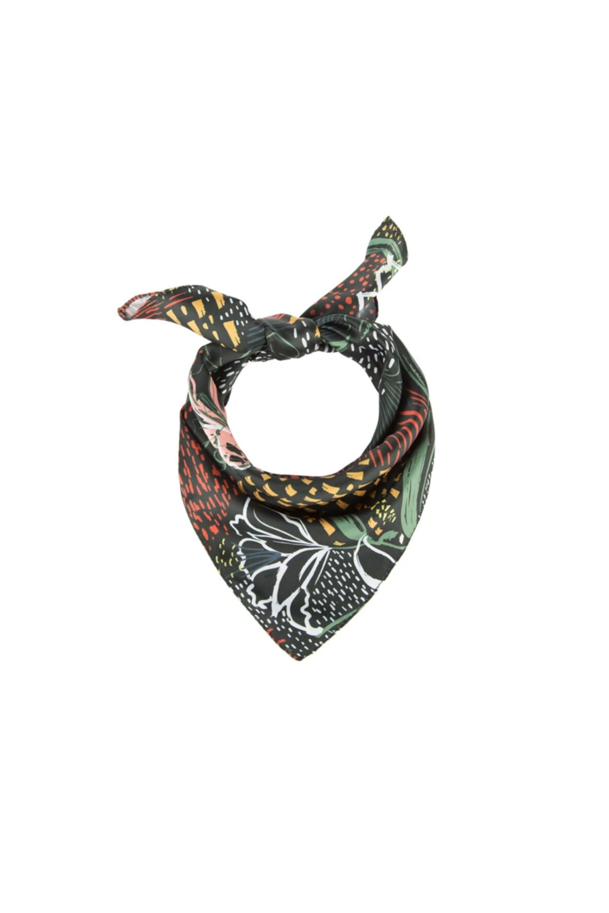 Yaprak Desenli Bandana