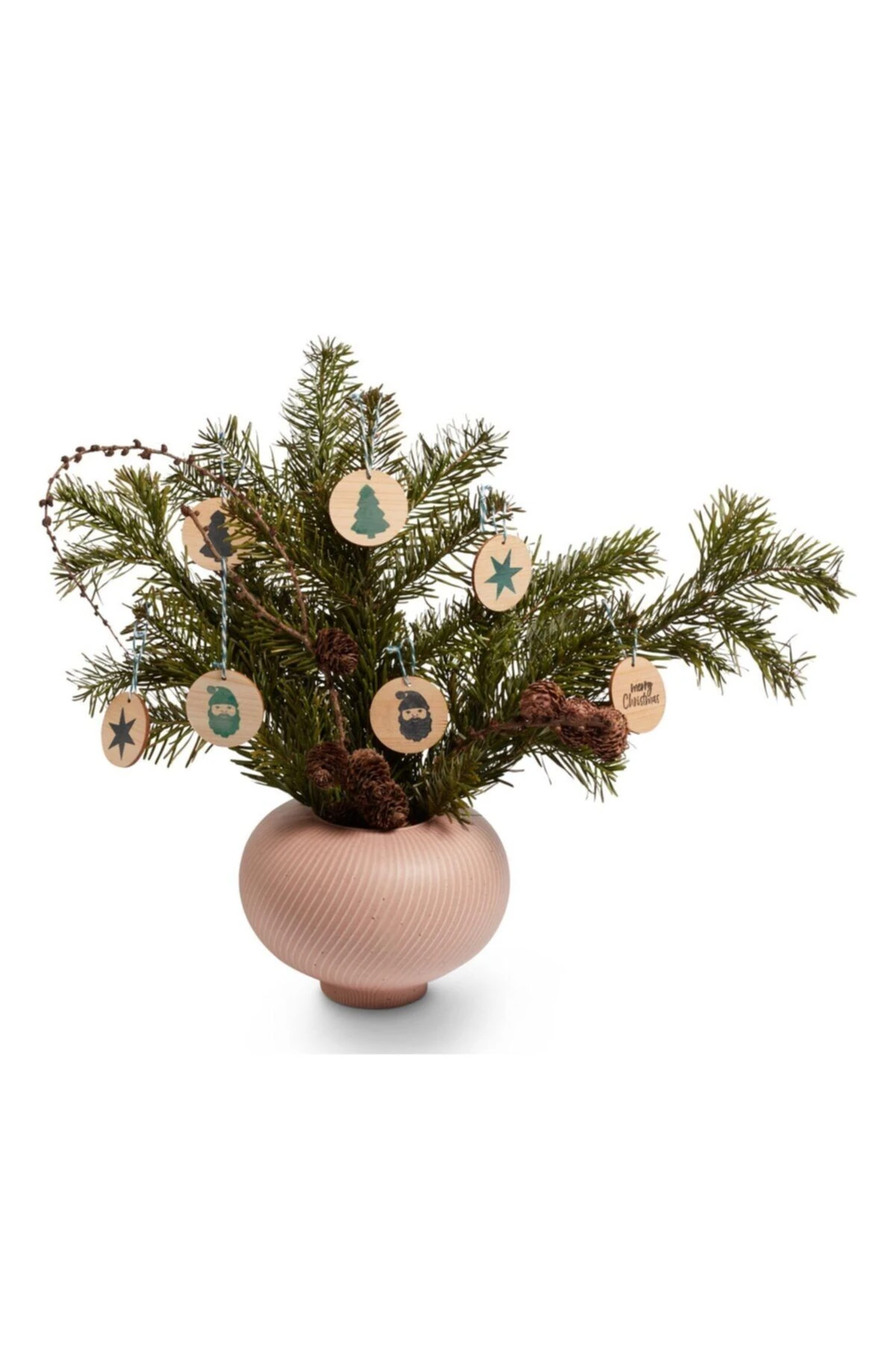 Damga Seti ahşap Etiketler