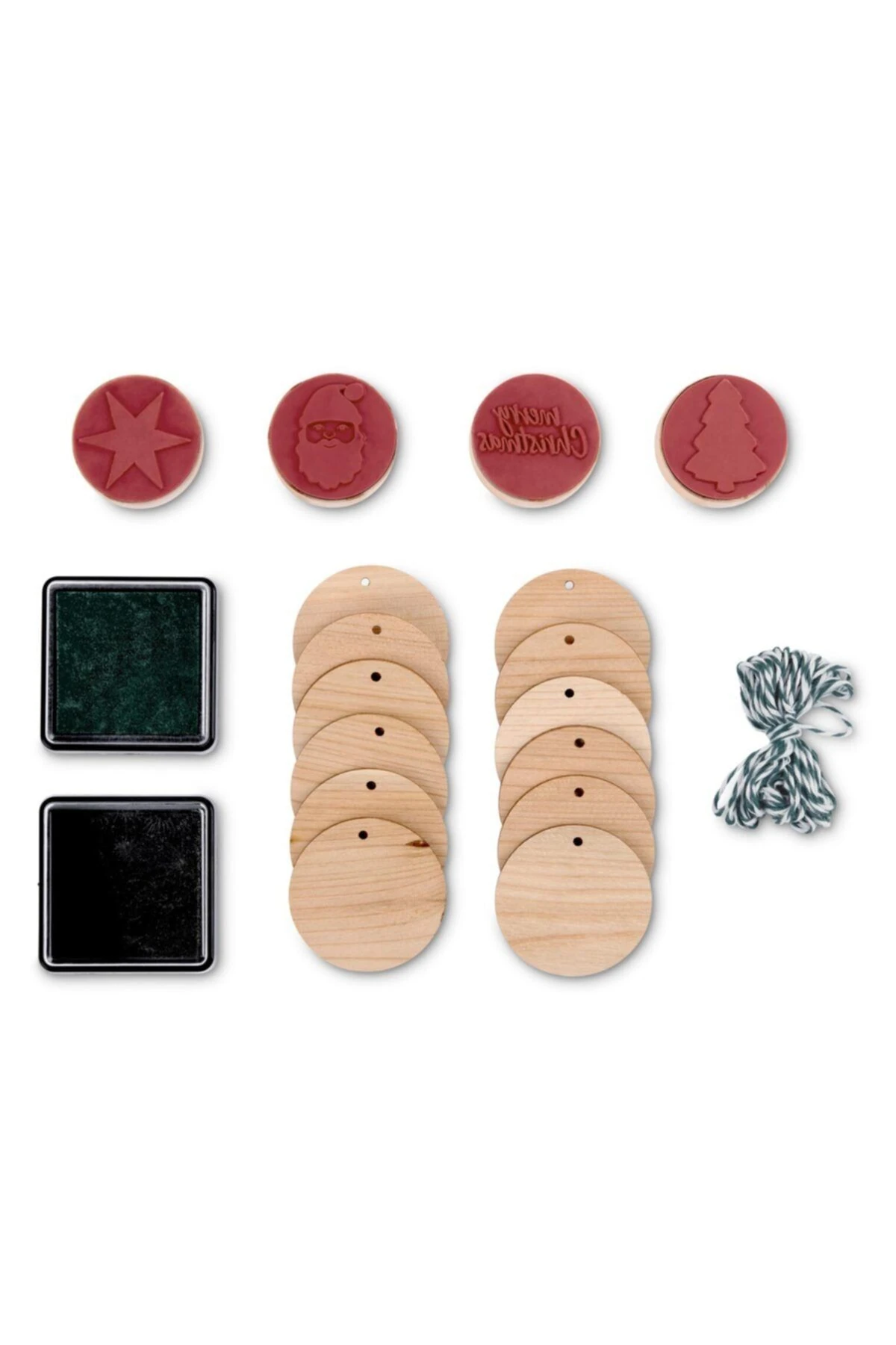 Damga Seti ahşap Etiketler