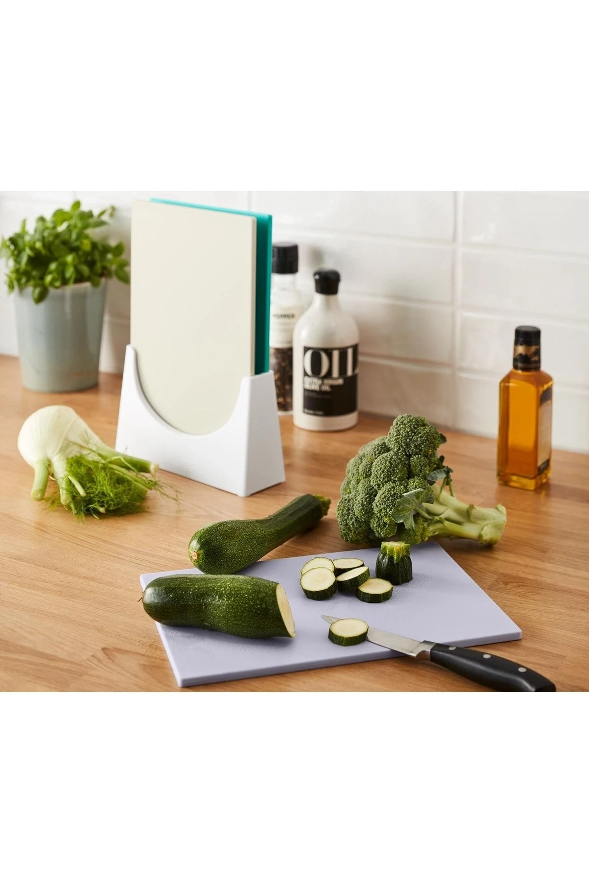 3 Adet Tutuculu Kesme Tahtası