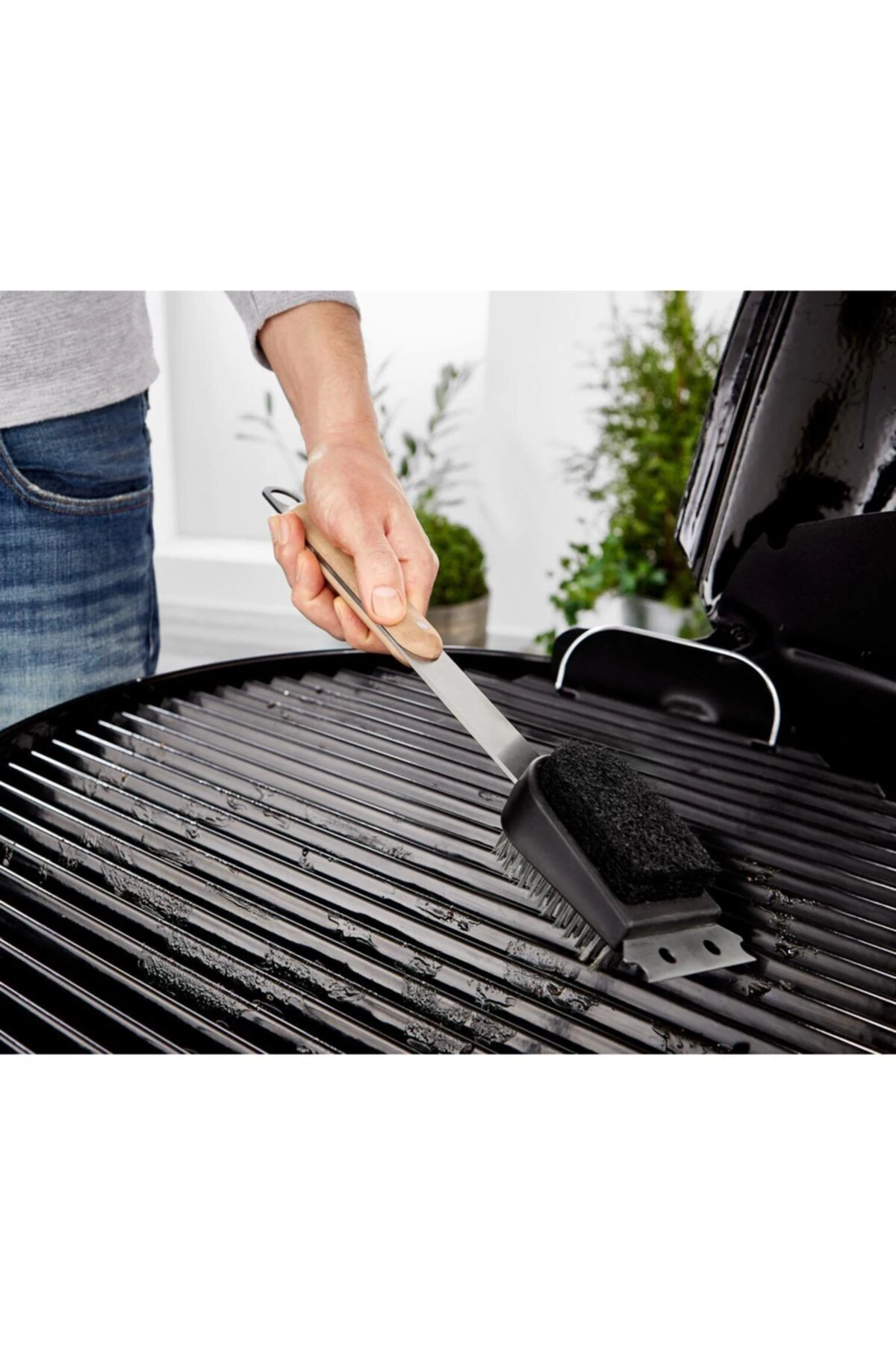 Paslanmaz Çelik Izgara Temizleme Fırçası