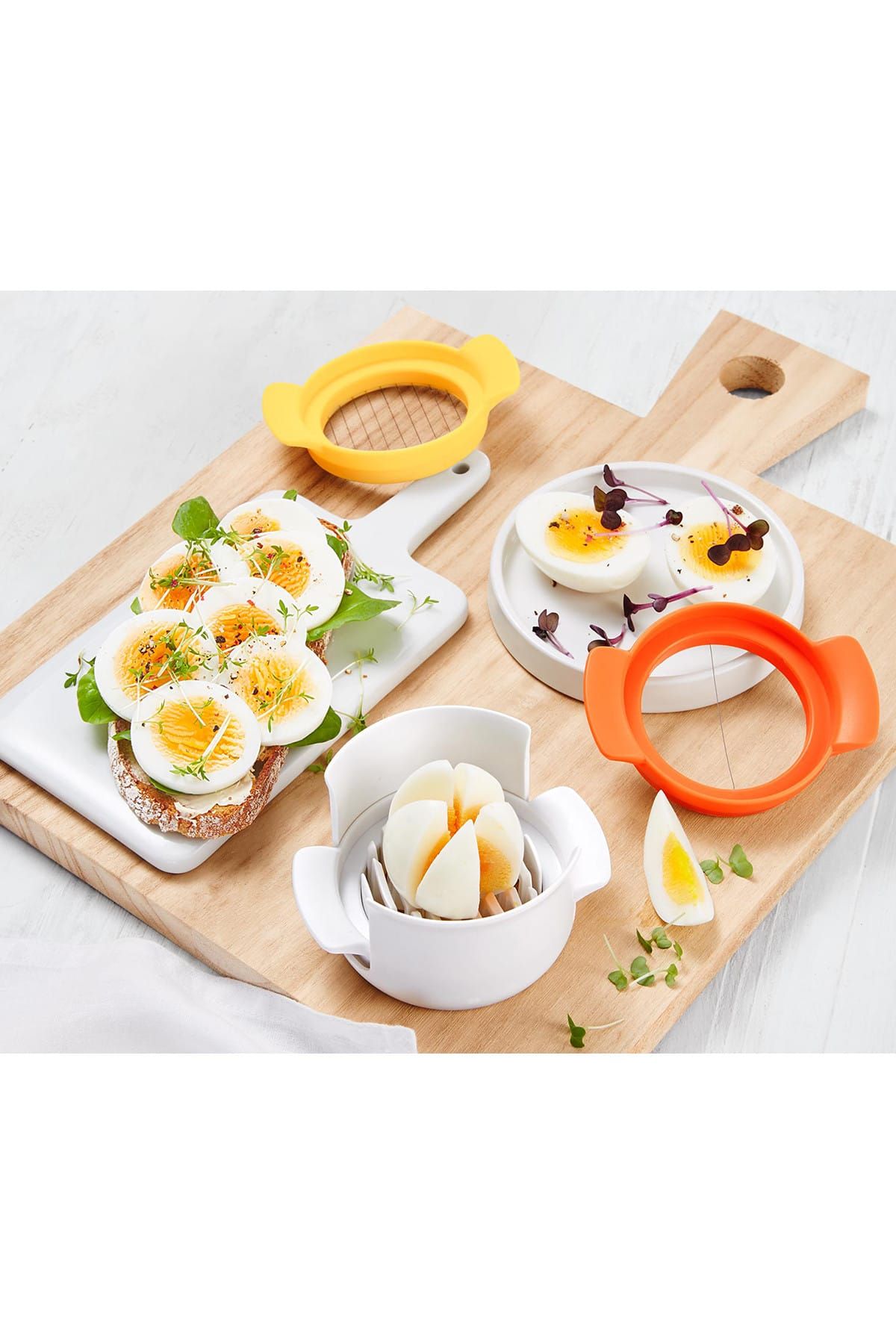 Beyaz Turuncu Sarı 3’Ü 1 Arada Dilimleyici 89797