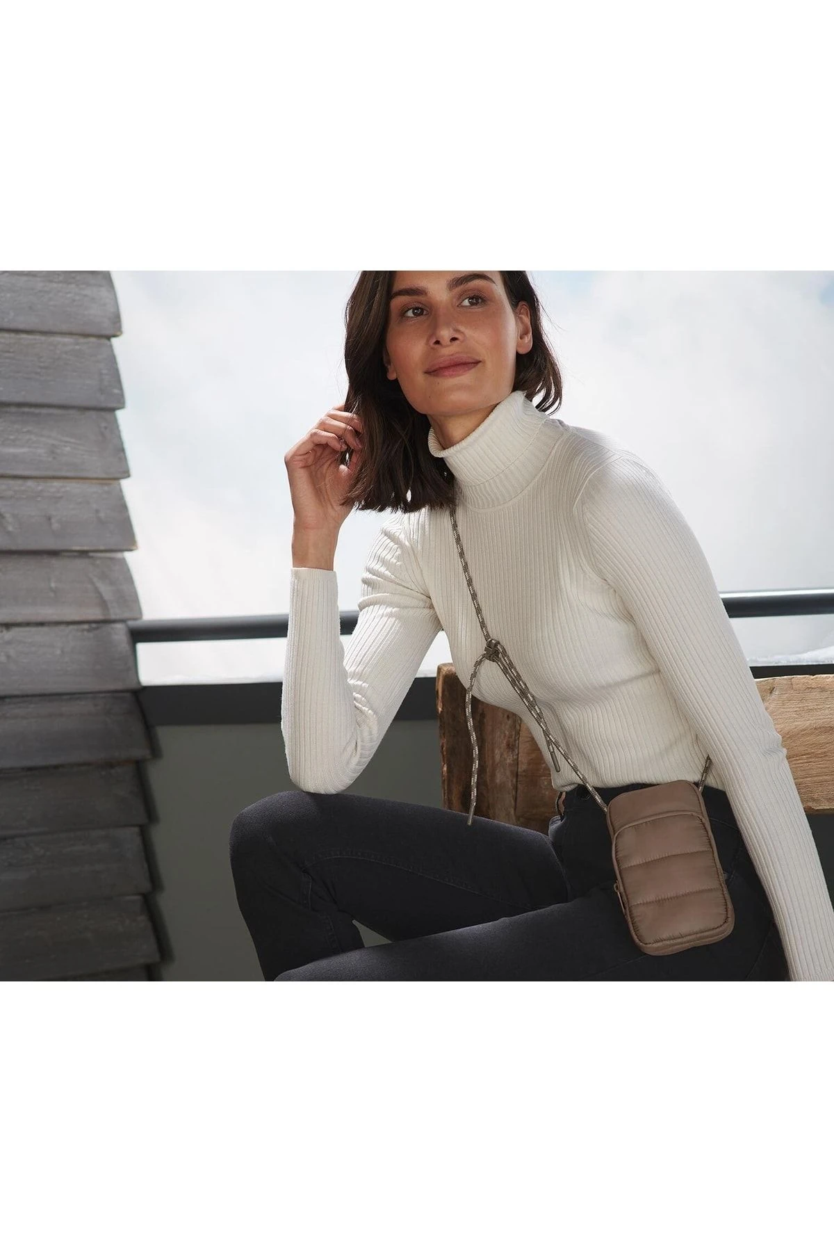 Izolasyonlu Çok Fonksiyonlu Cep Çanta, Boz Kahverengi