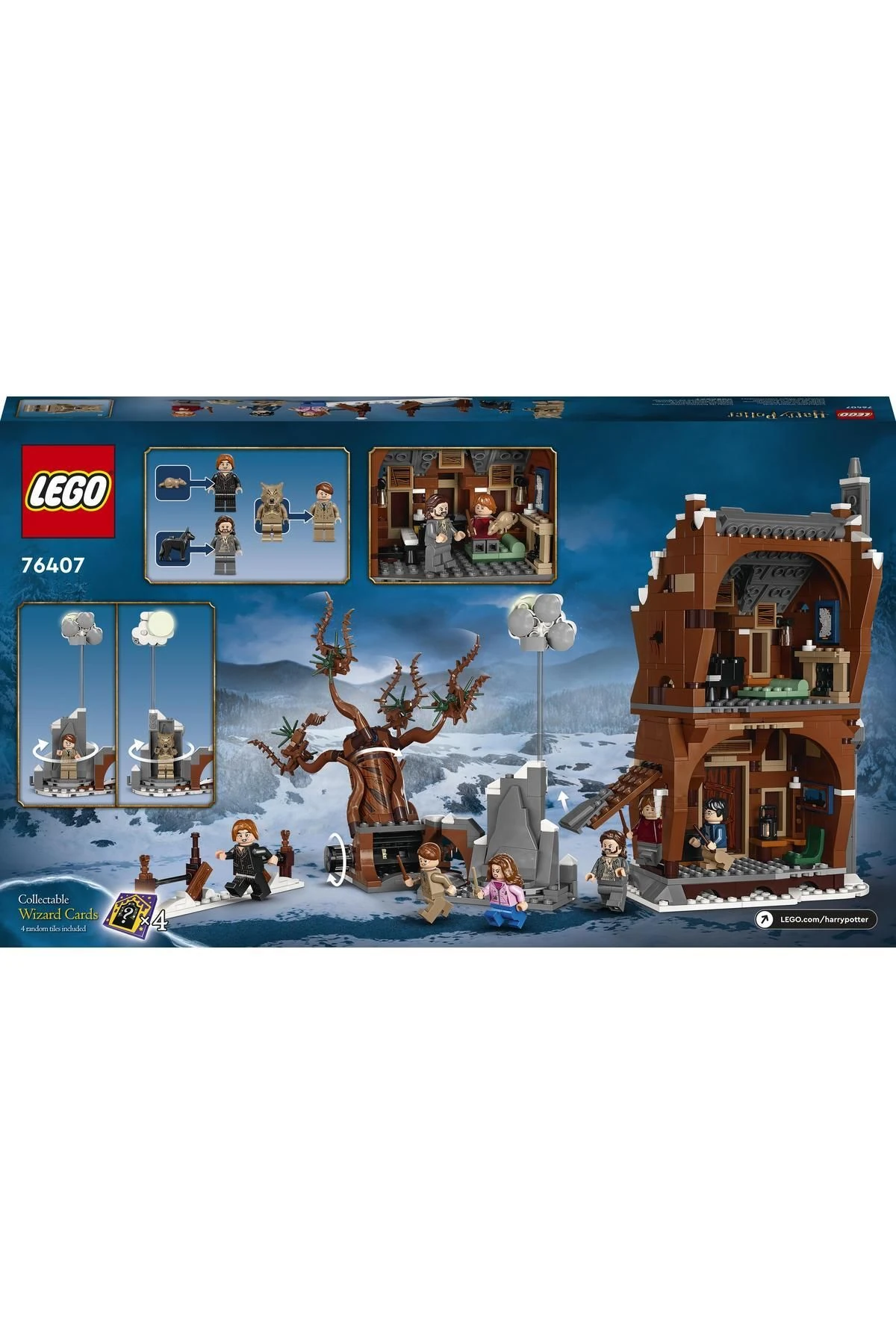 ® Harry Potter™ Bağıran Baraka ve Şamarcı Söğüt 76407 -9 Yaş ve Üzeri için Yapım Seti(777 Parça)