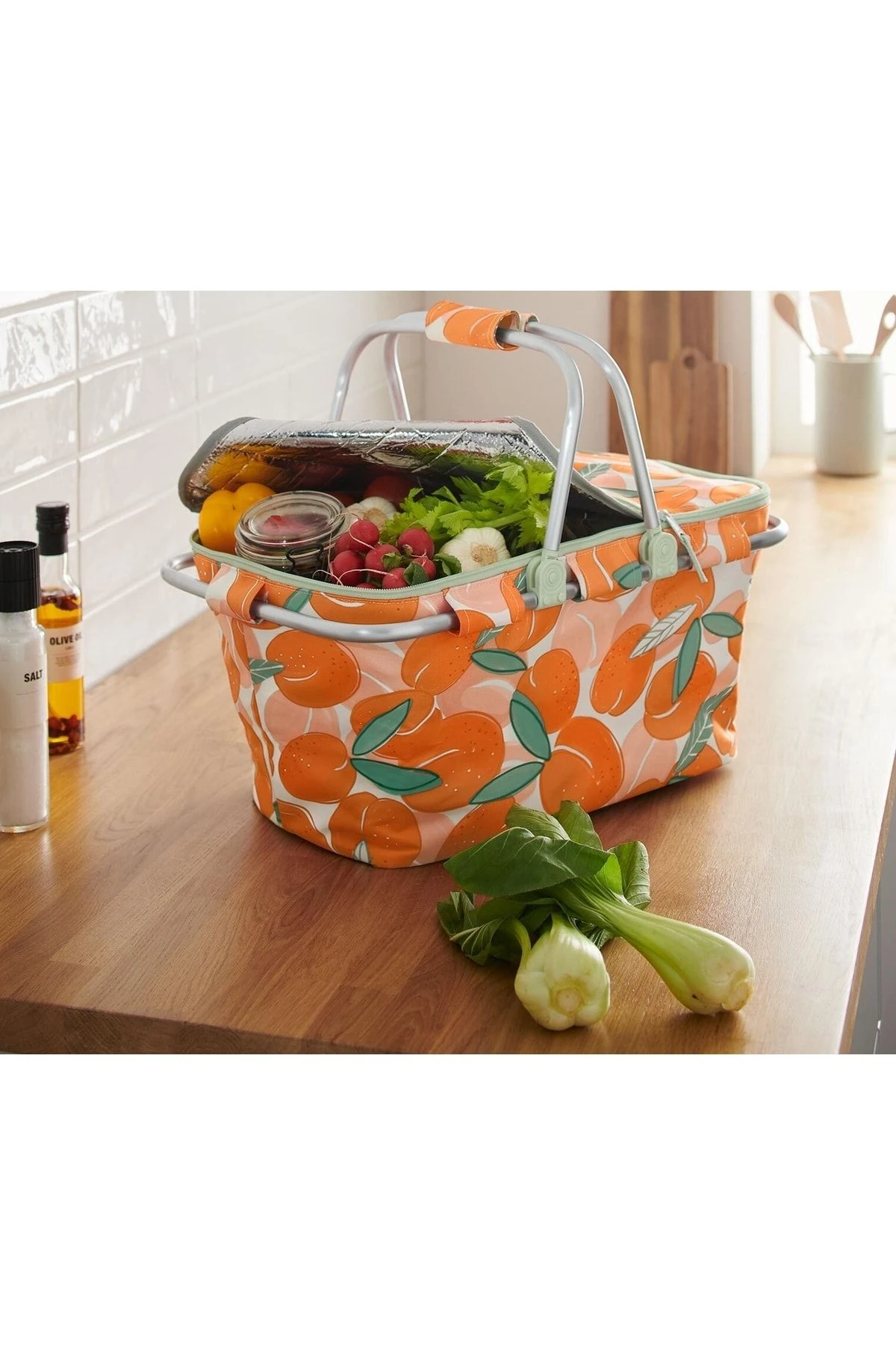 Soğuk Tutan Sepet Kayısı Baskılı