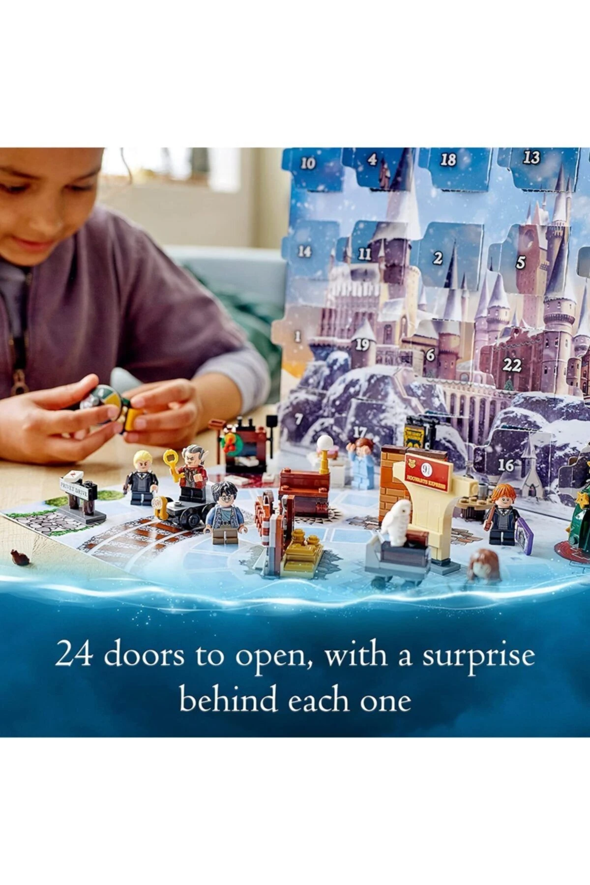 ® Harry Potter™ Yılbaşı Takvimi 76390 - Çocuklar Için 6 Minifigür Dahil 24 Havalı Harry Potter