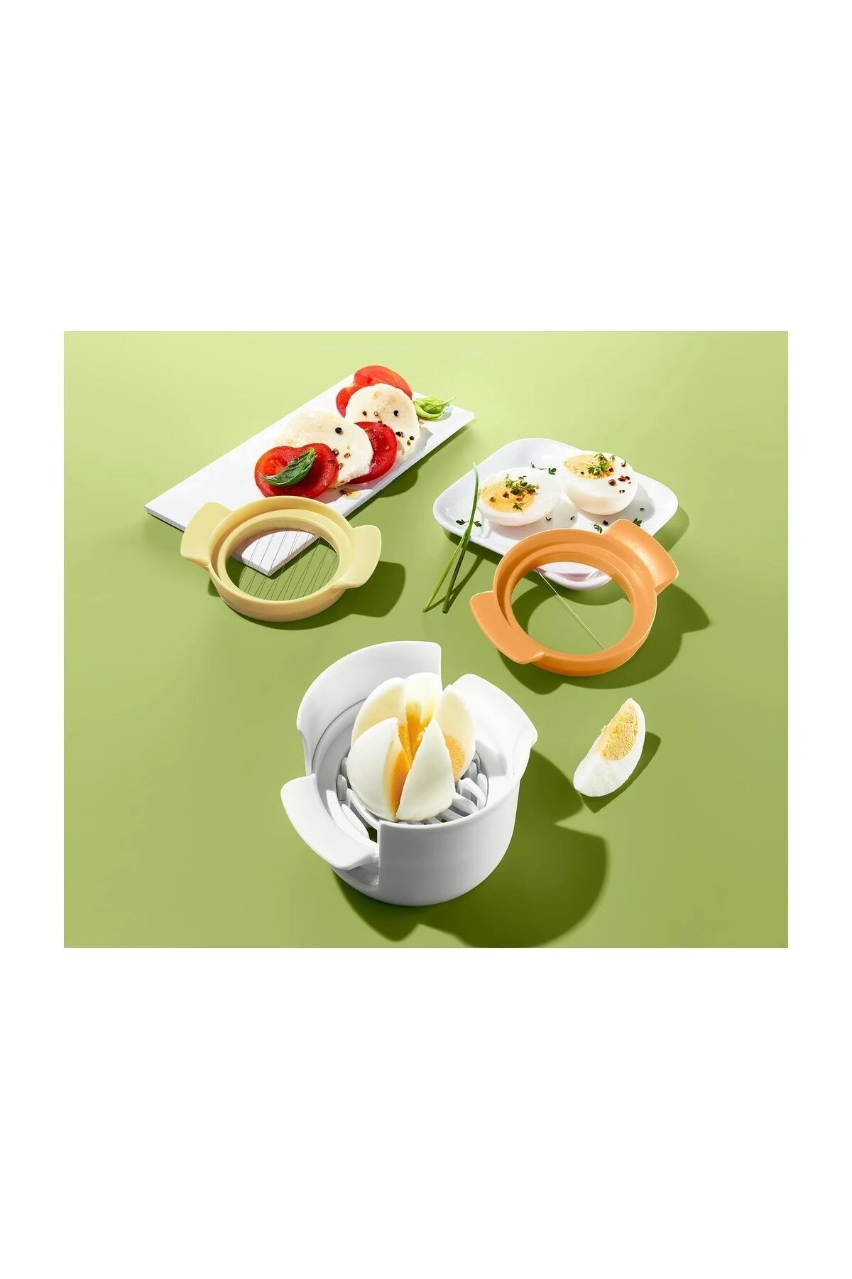 3'Ü 1 Arada Yumurta Ve Mozzarella Kesici 114971