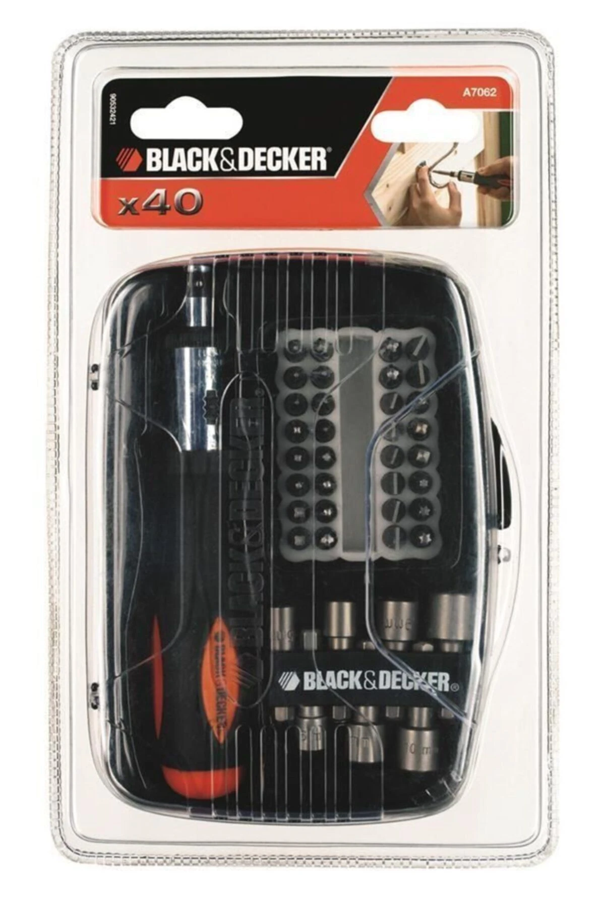Black+decker A7062 40 Parça Cırcırlı Tornavida Ve Vidalama Uç Seti