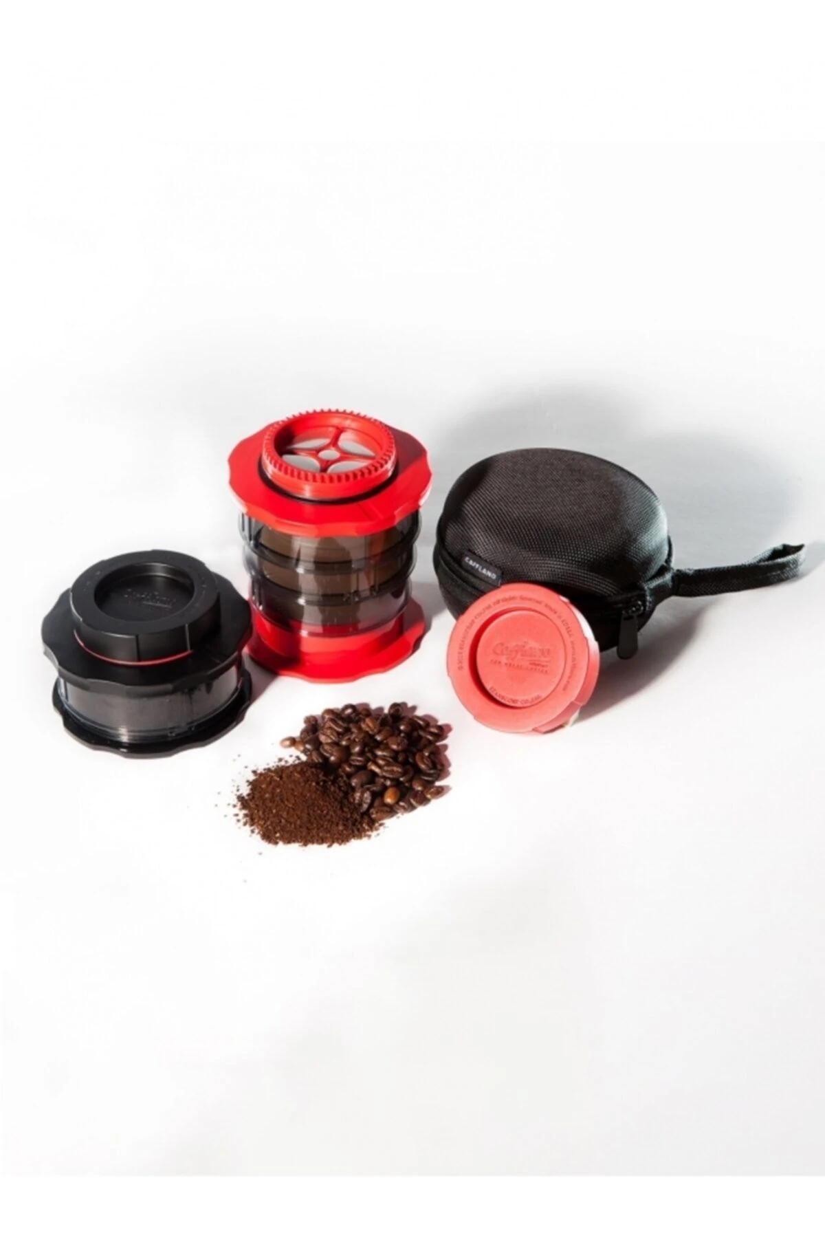 Manuel Kahve Demleyici Kompact - Kırmızı