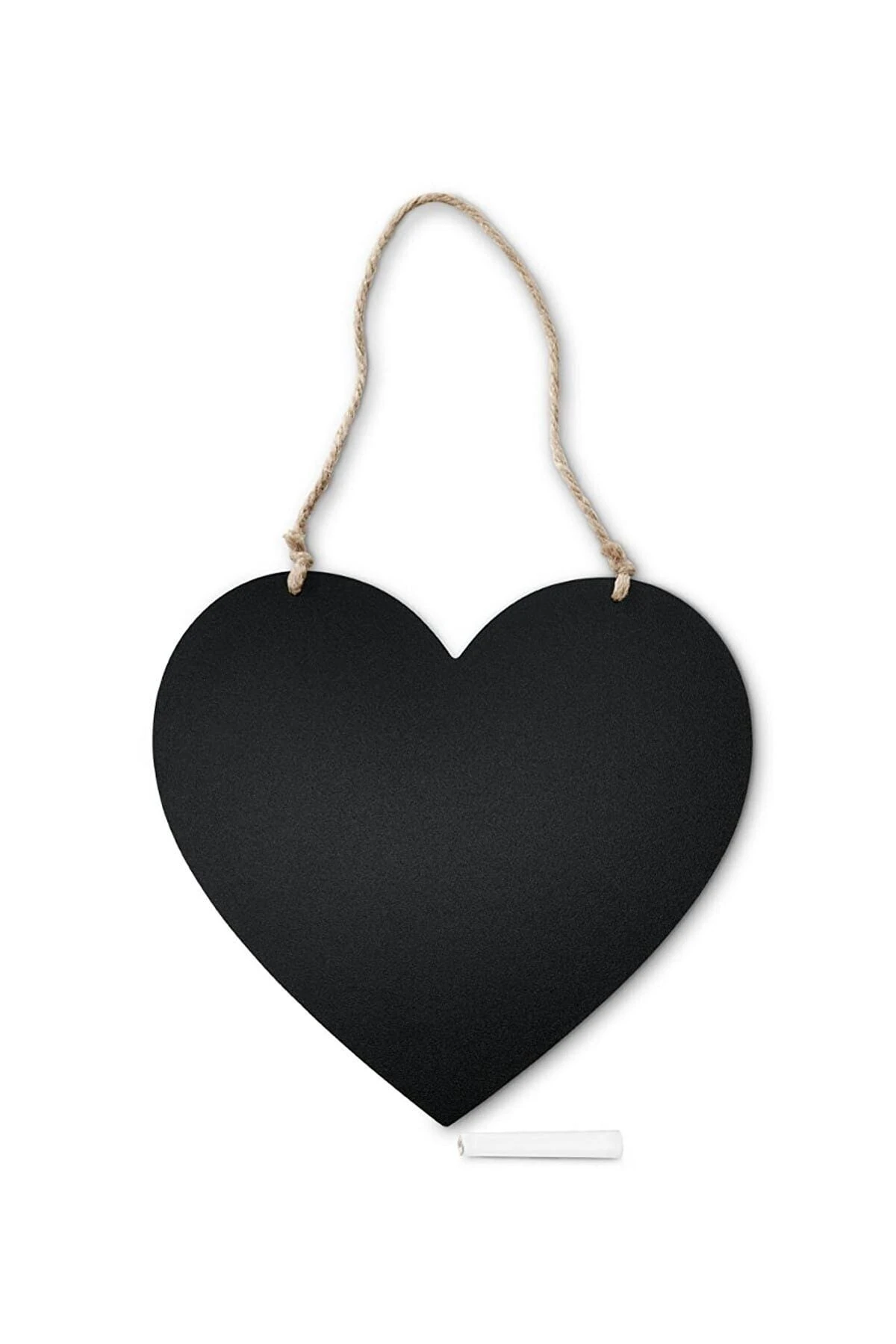 Kalp Şeklinde Dekoratif Kara Tahta