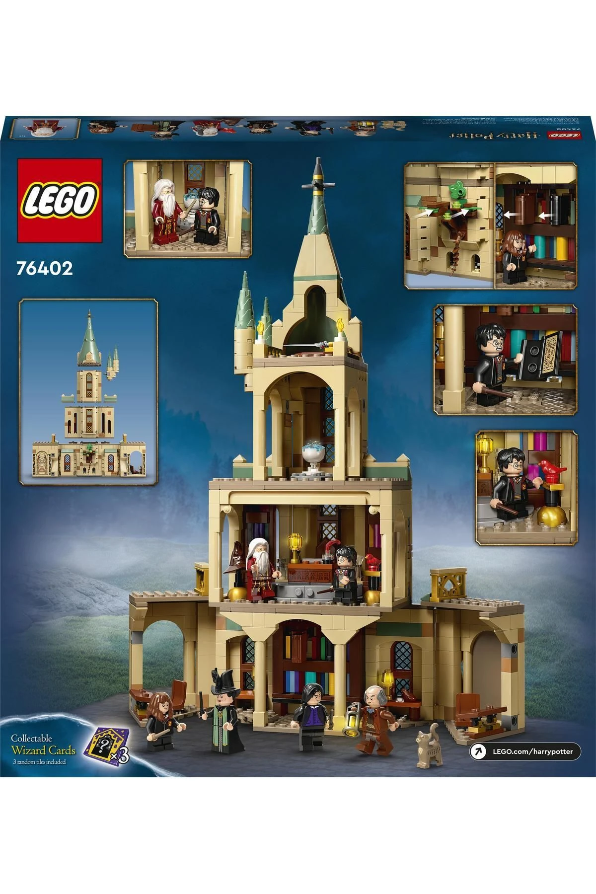 ® Harry Potter™ Hogwarts™: Dumbledore’un Ofisi 76402 - 8 Yaş ve Üzeri İçin Yapım Seti(654 Parça)
