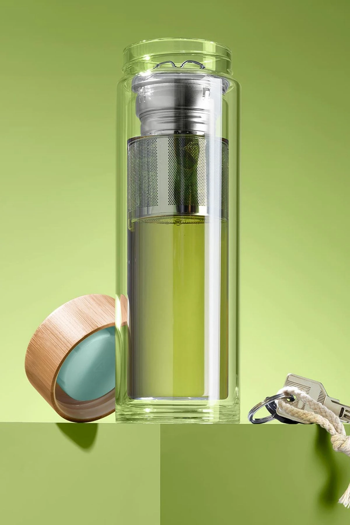 Çift Cidarlı İçme Şişesi