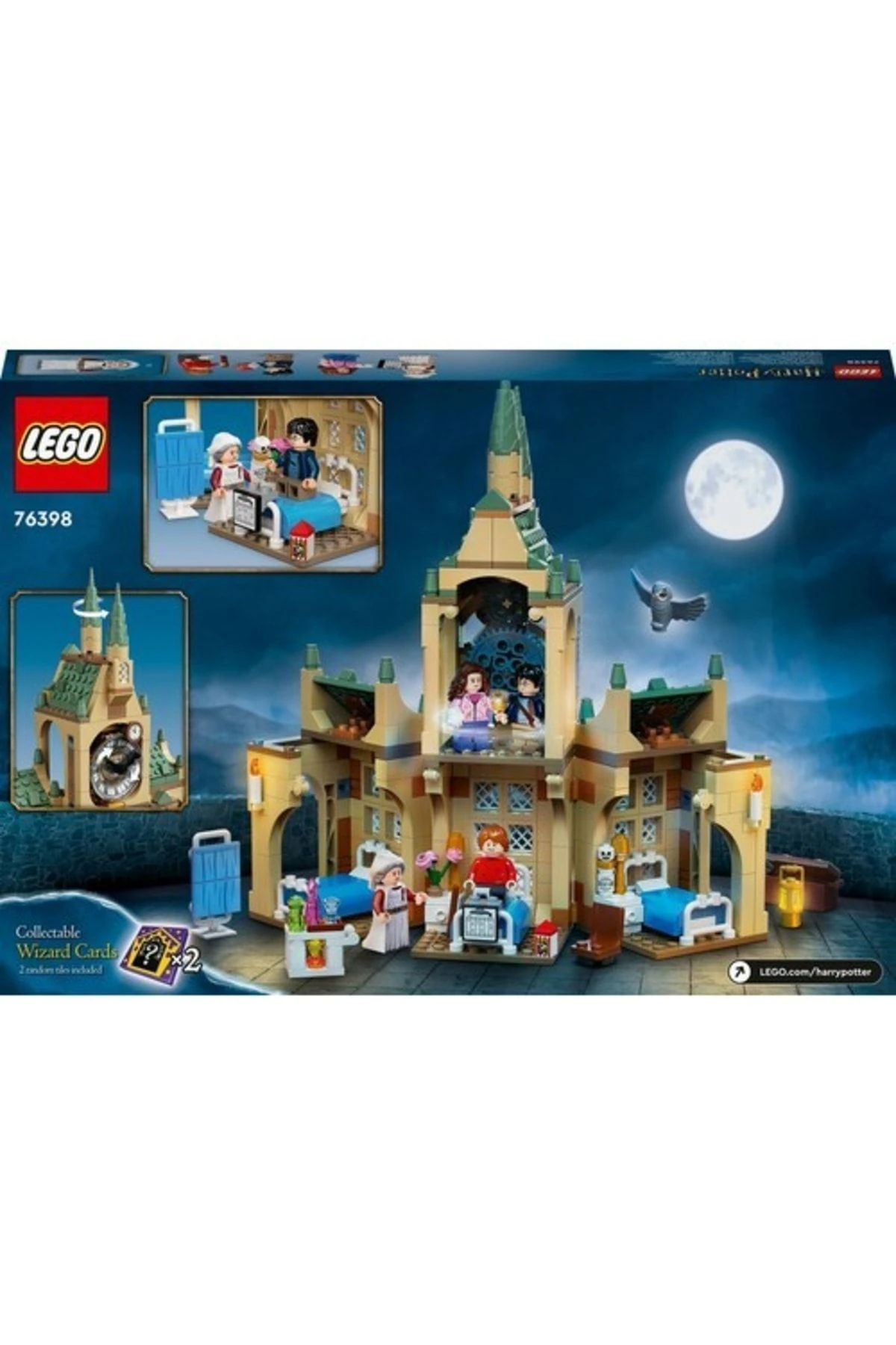 ® Harry Potter™ Hogwarts™ Hastane Koğuşu 76398 - Koleksiyonluk Oyuncak Yapım Seti (510 Parça)