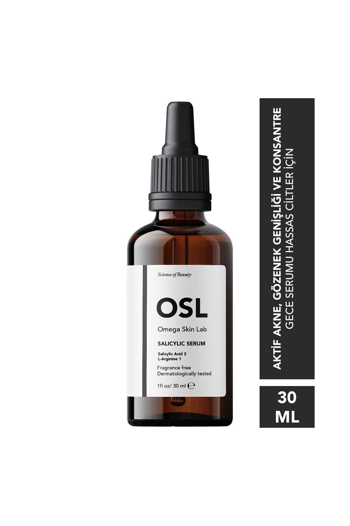 Omega Skin Lab Salicylic Serum 30ml (YAĞLI/KARMA CİLTLER İÇİN GÖZENEK SERUMU)