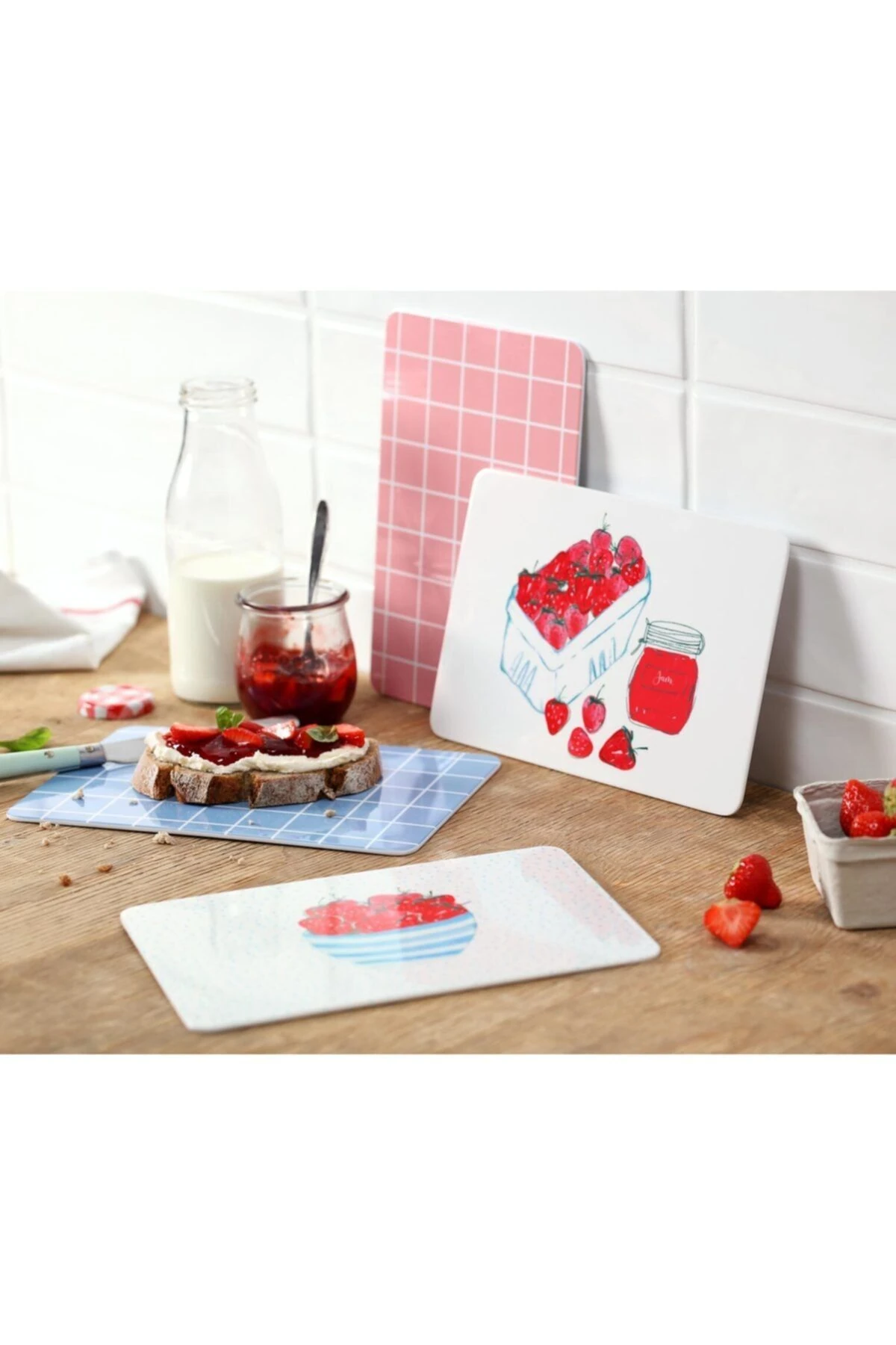 4 Adet Kesme Tahtası