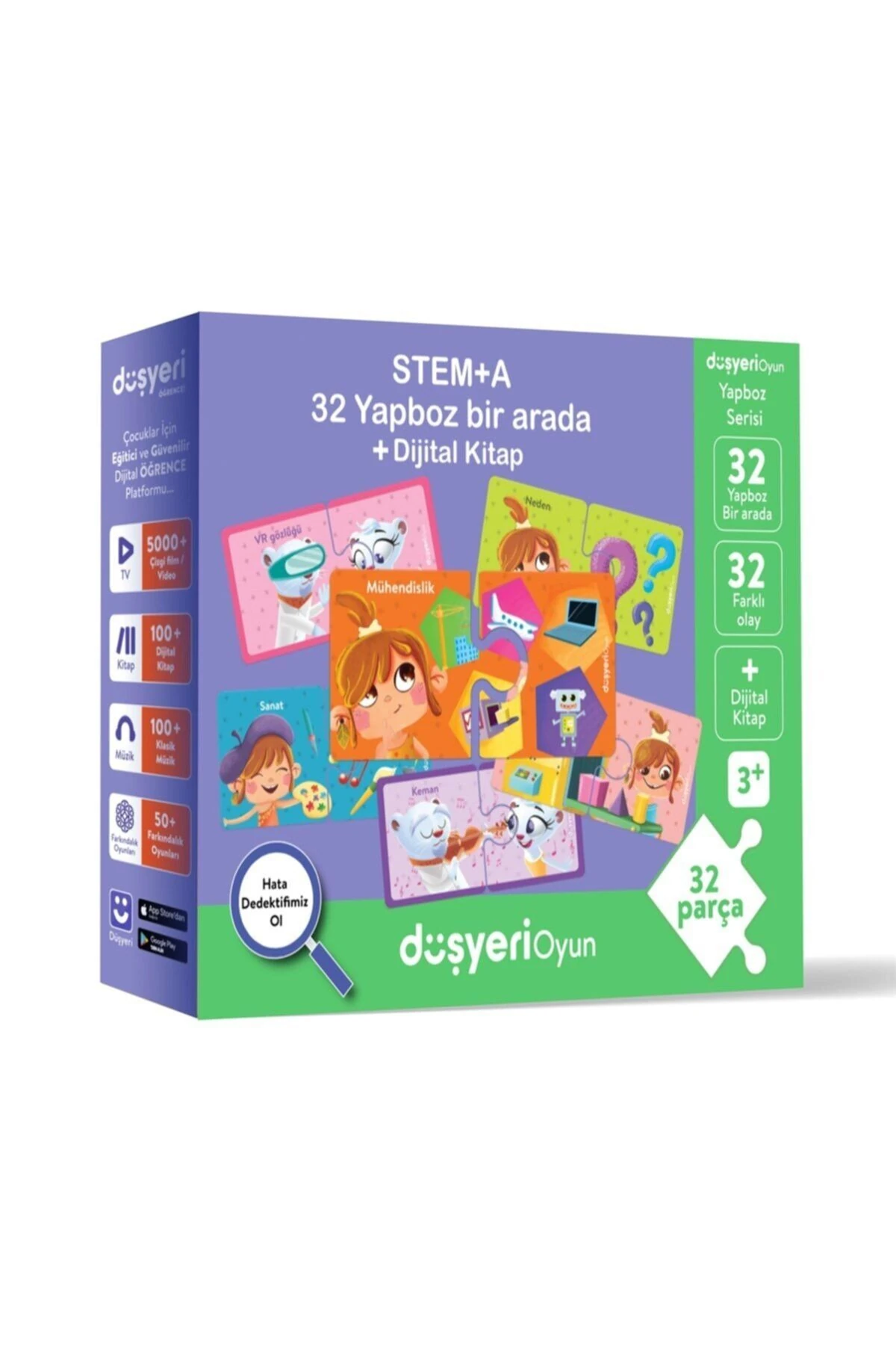 Stem-A 32 Yapboz Bir Arada 32 Parça