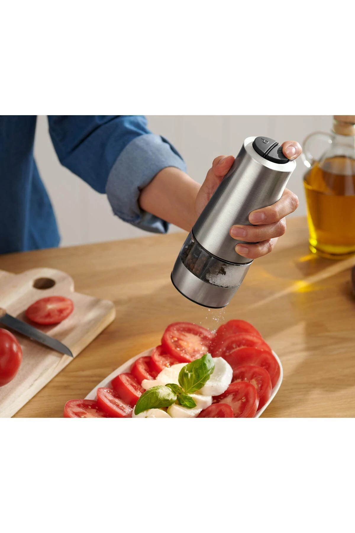 Elektrikli Tuzluk ve Karabiber Değirmeni