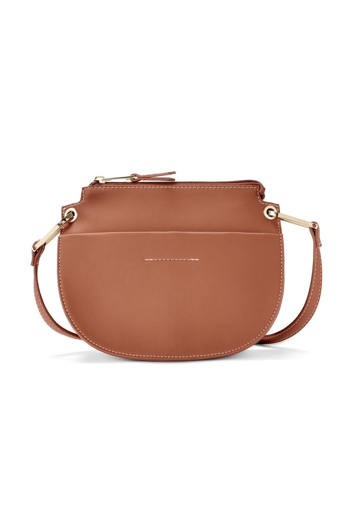 Omuz Çantası, Konyak Rengi