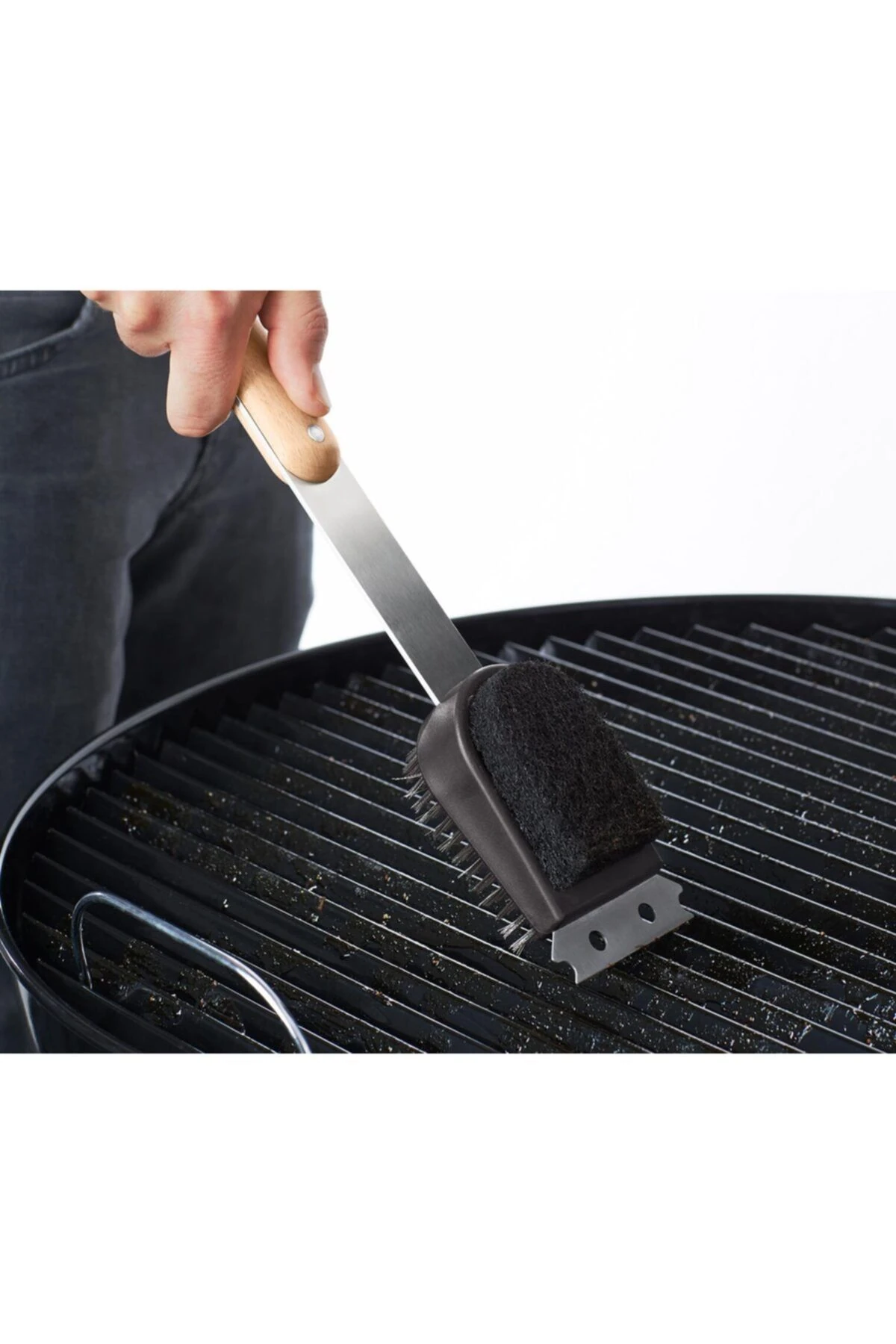 Paslanmaz Çelik Izgara Temizleme Fırçası