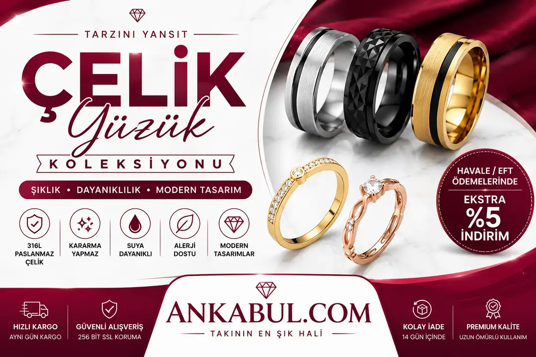 çelik yüzük