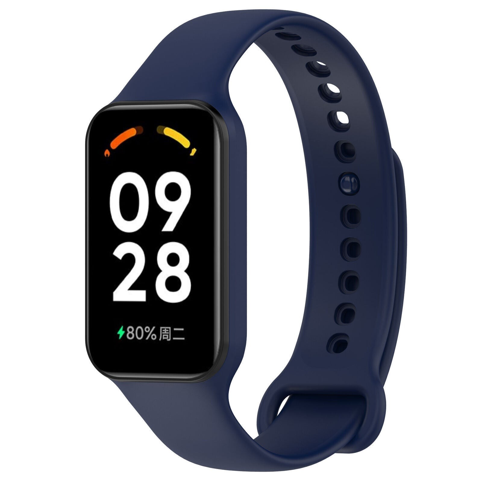 Xiaomi Smart Band 8 Active / Redmi Smart Band 2 Uyumlu Silikon Kordon - Lacivert