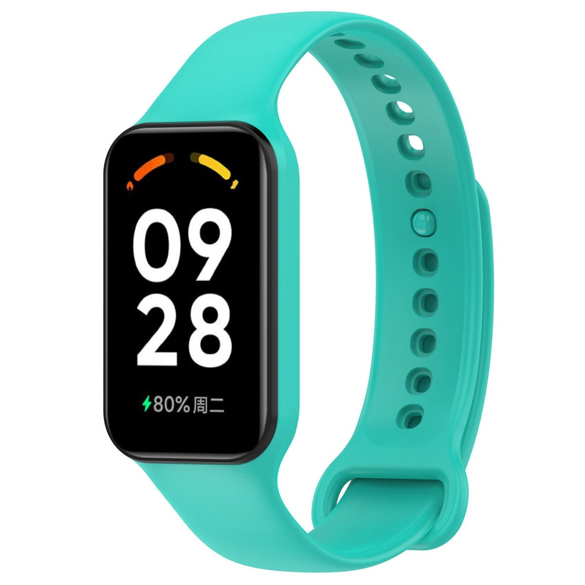 Xiaomi Smart Band 8 Active / Redmi Smart Band 2 Uyumlu Silikon Kordon - Yeşil