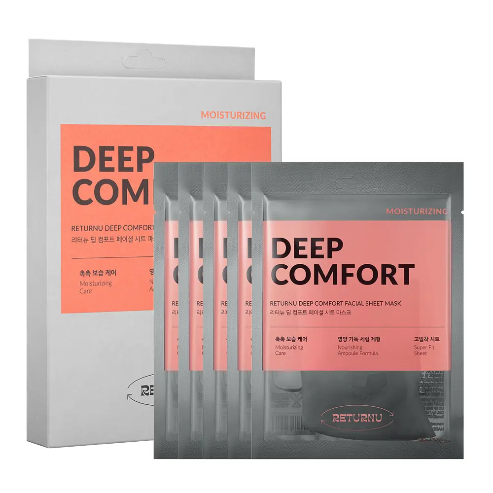 Returnu Deep Comfort Facial Sheet Mask