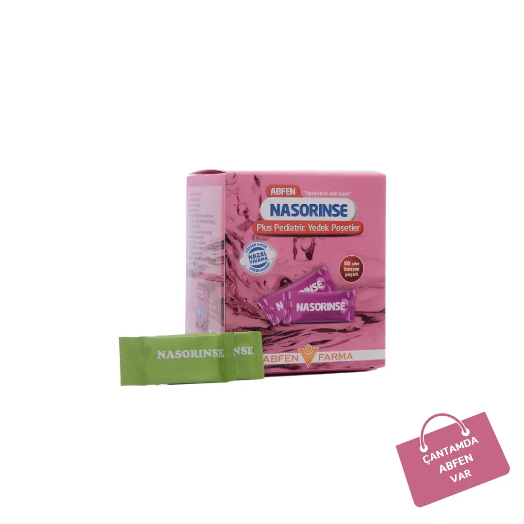Abfen Farma Nasorinse Plus Pediatric Kit ve Yedek Poşetleri